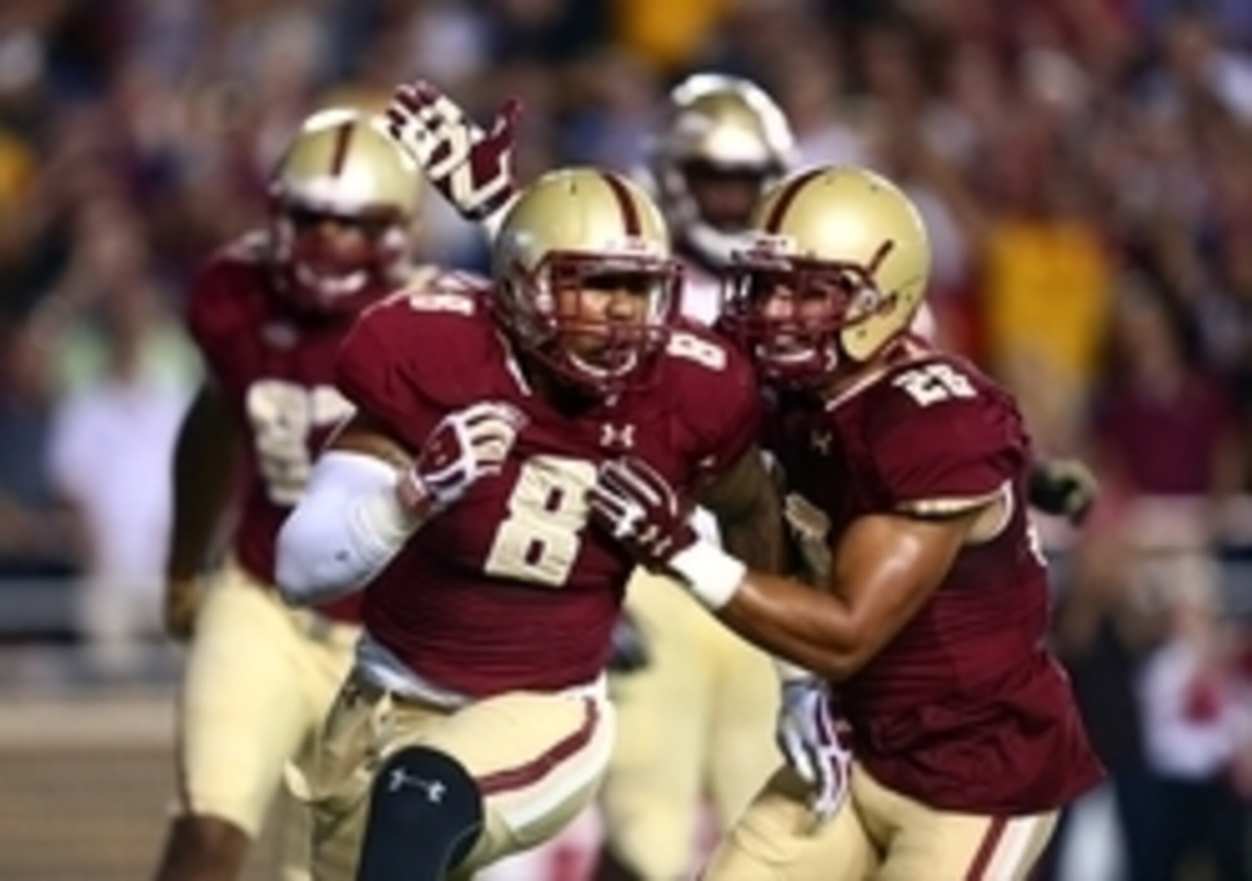 Boston College DE Harold Landry and LB Matt Milano Boston College DE Harold Landry and LB Matt Milano