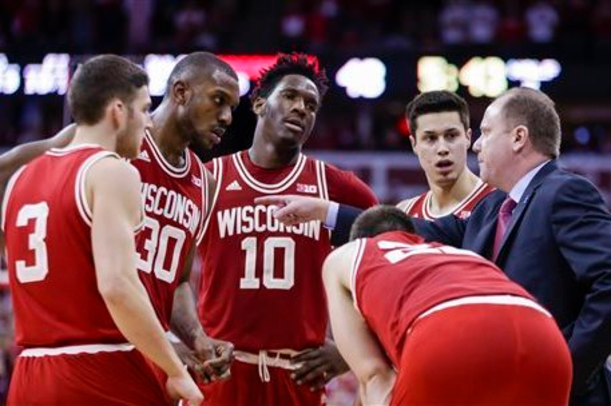 Wisconsin forward Nigel Hayes