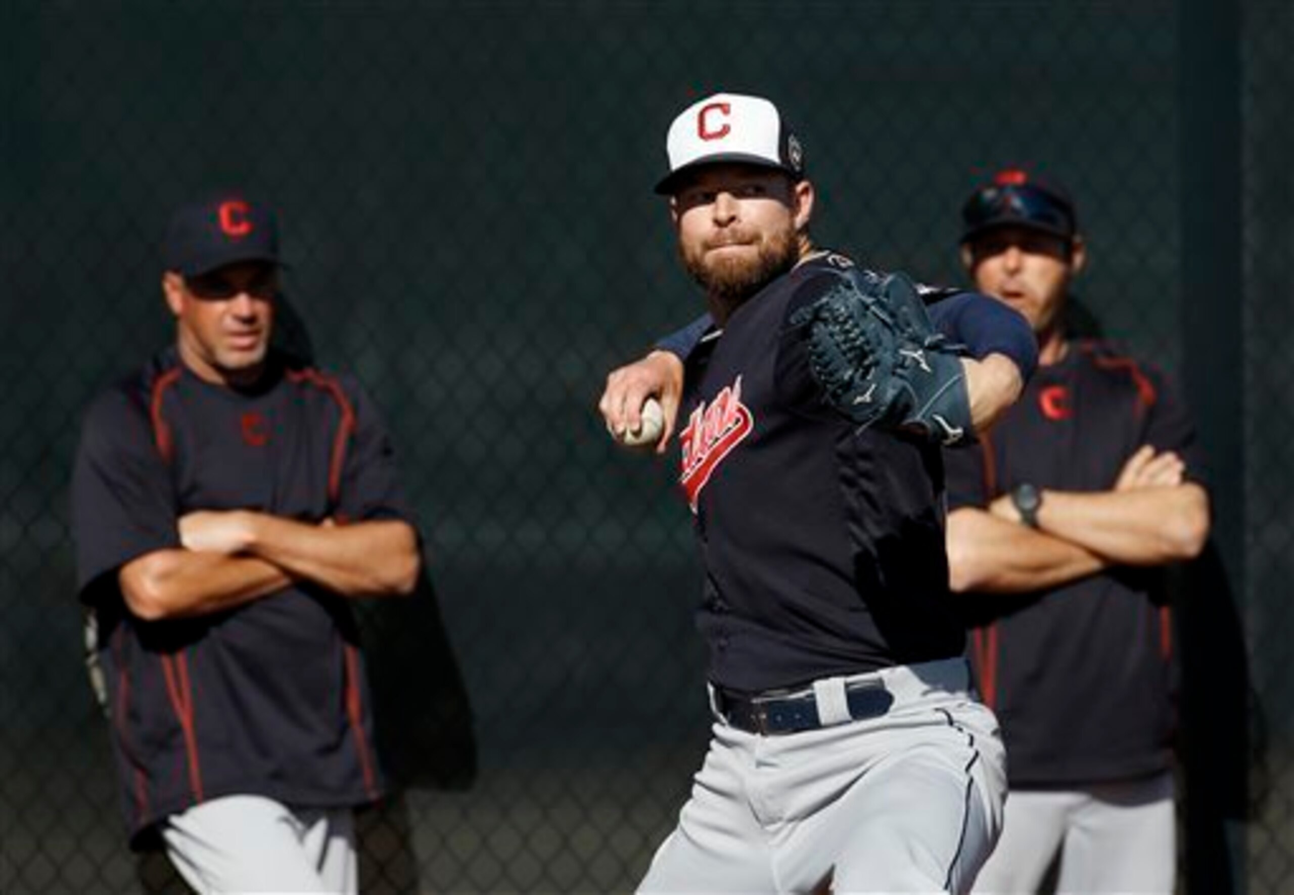 Corey Kluber once again anchors a loaded Indians pitching staff.