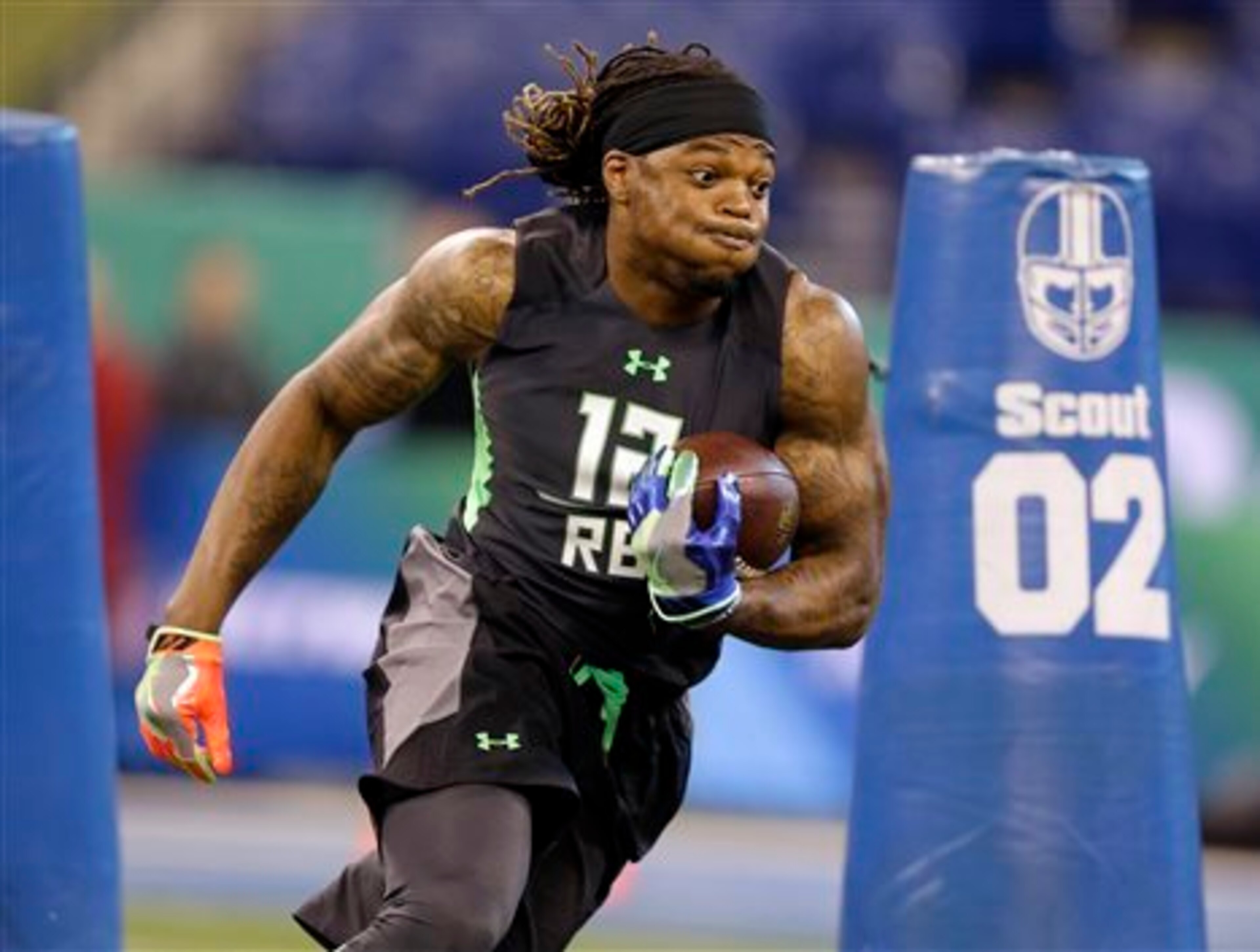 Reigning Heisman Trophy winner Derrick Henry helped his draft stock with a solid workout on Friday.