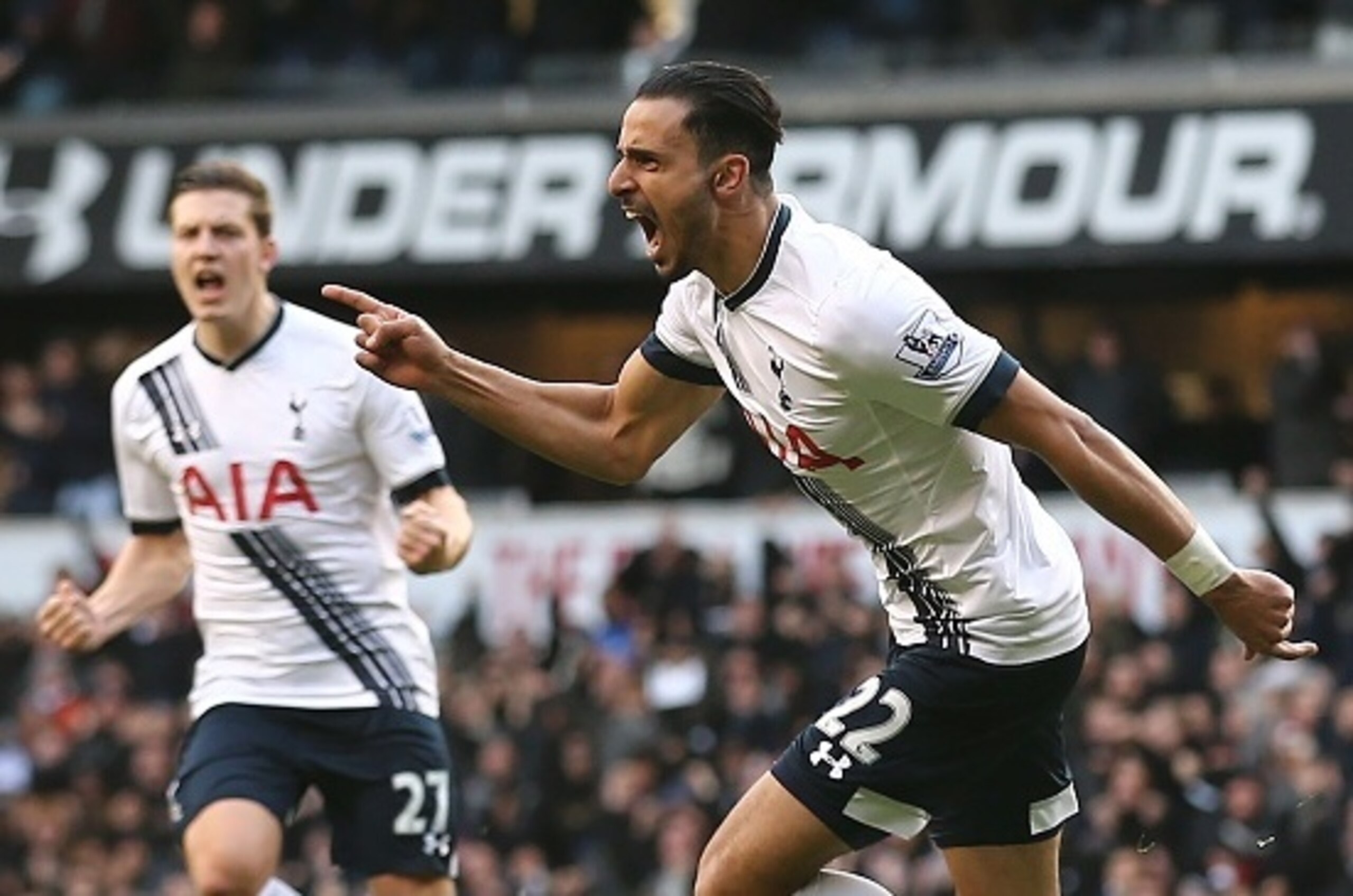 Nacer Chadli made a quick impression off the bench for Tottenham.