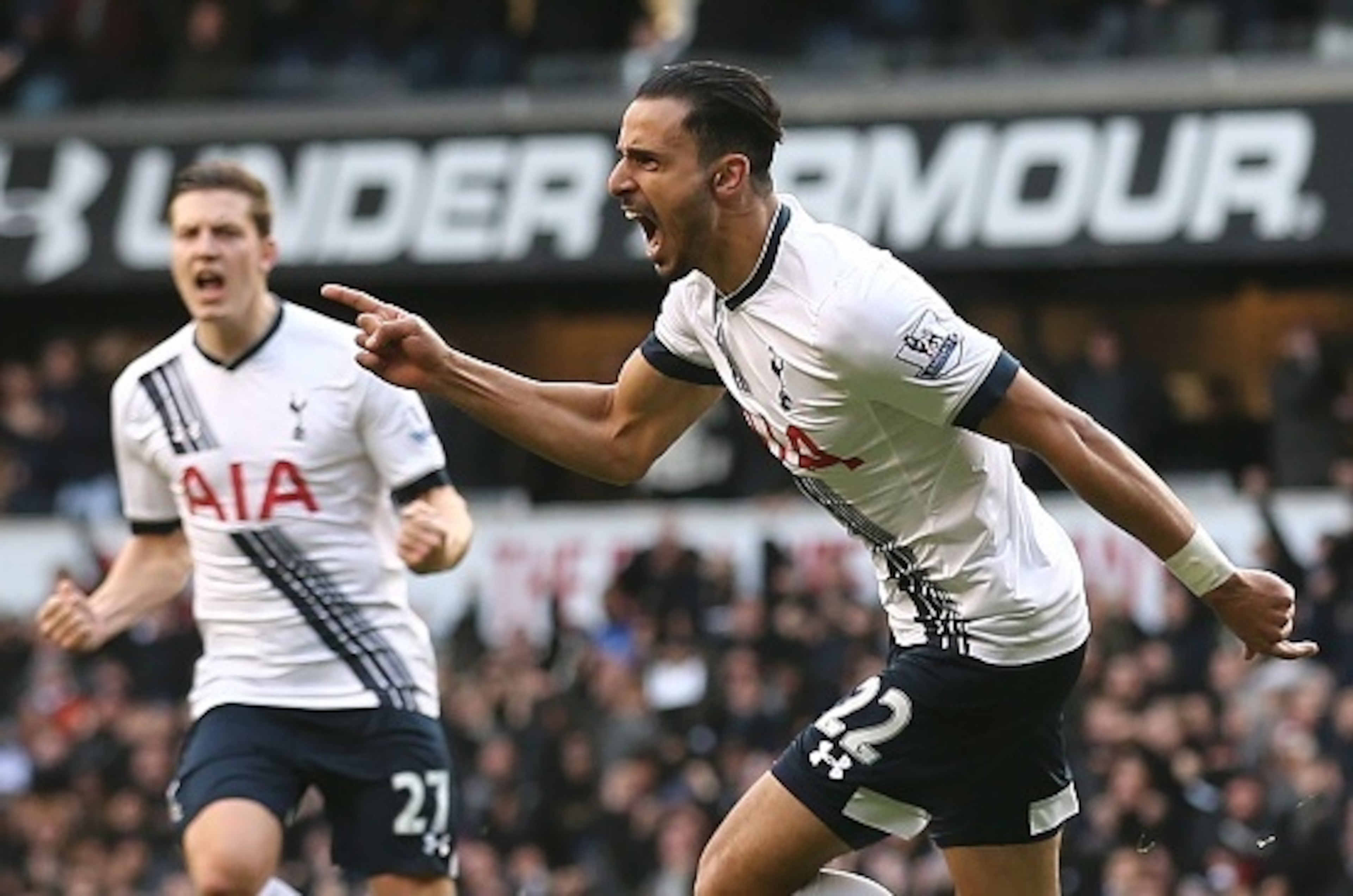 Nacer Chadli made a quick impression off the bench for Tottenham.