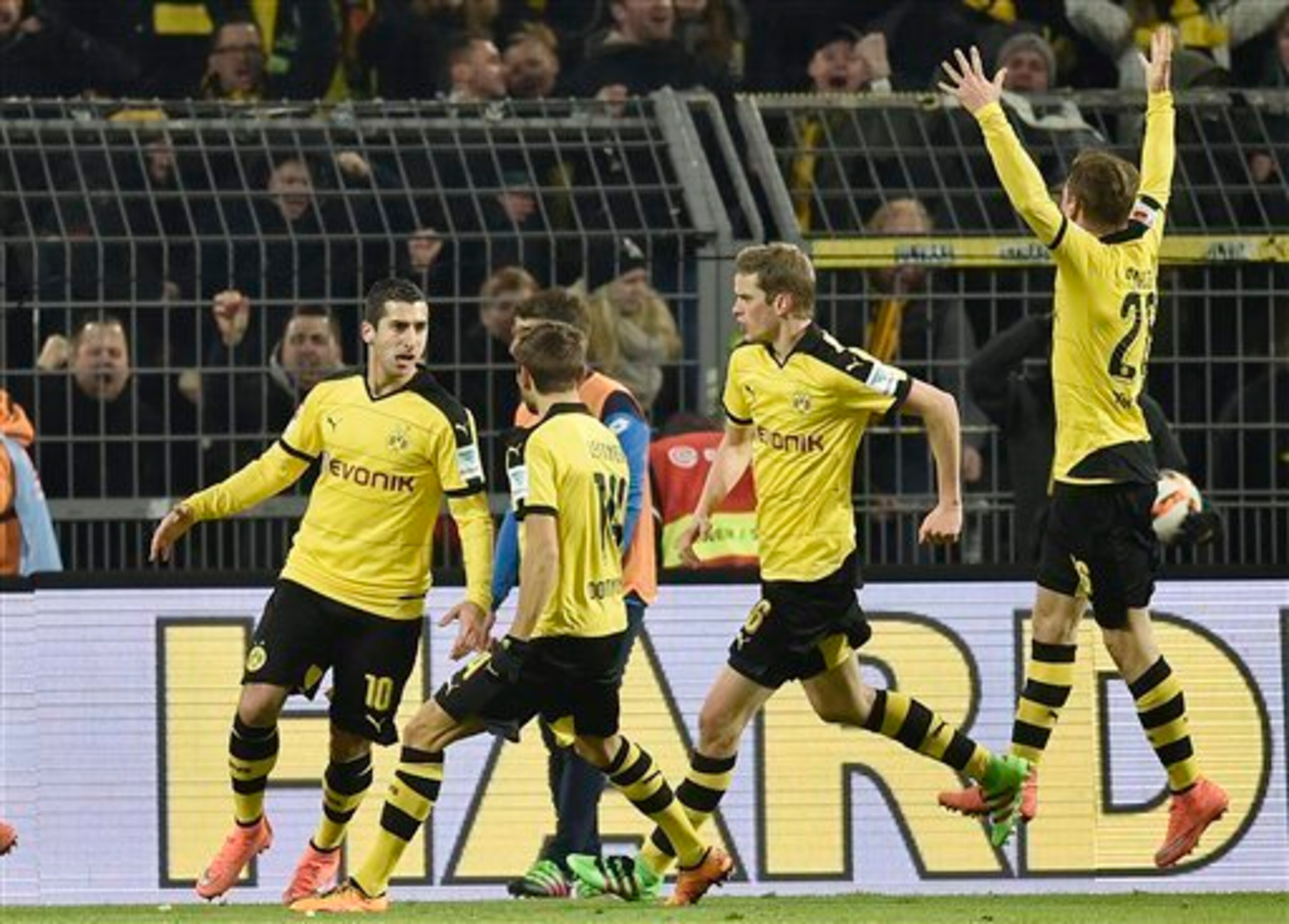Henrikh Mkhitaryan's equaliser led to an inspired final push from Dortmund.