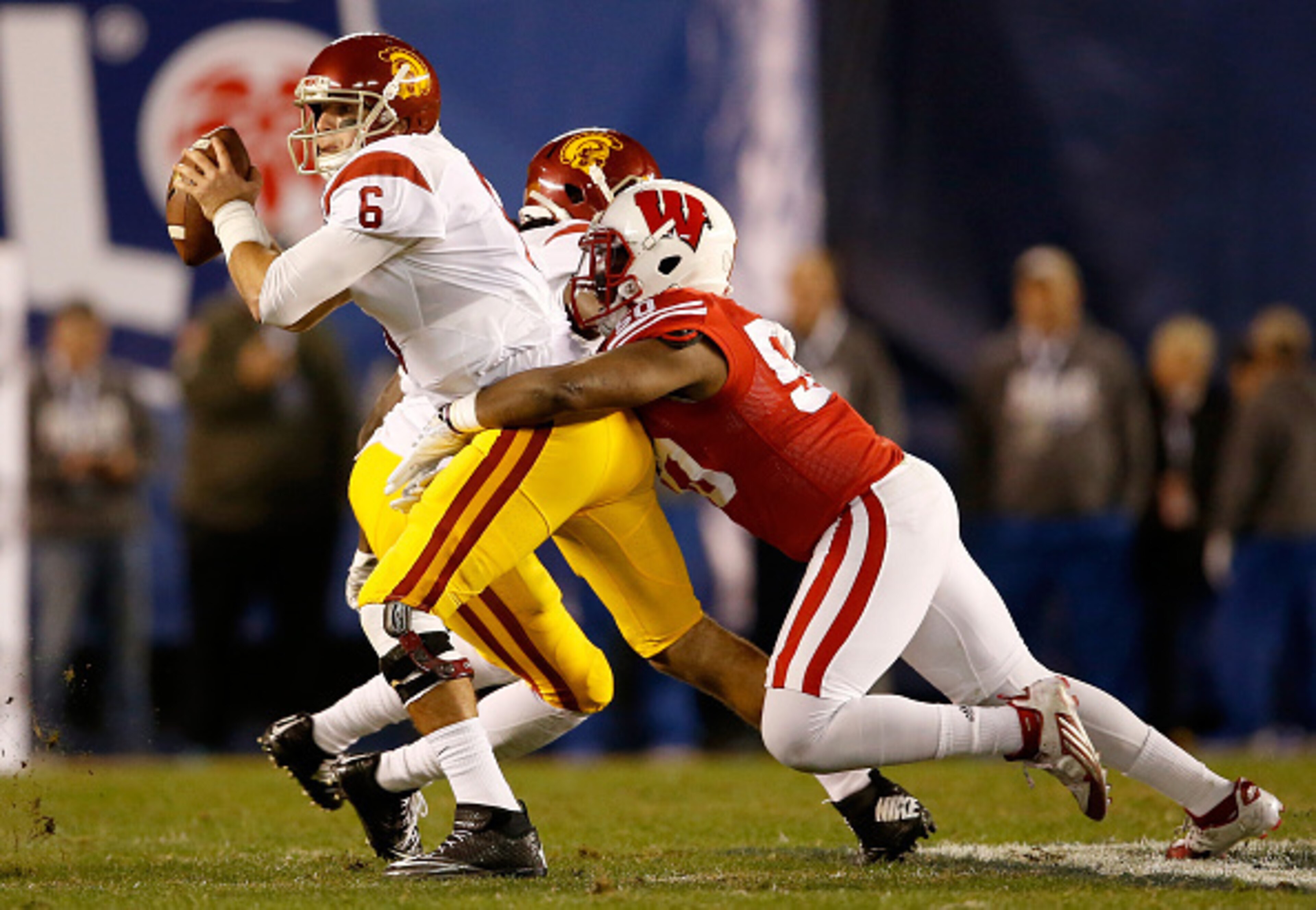 Wisconsin linebacker Chris Orr Wisconsin linebacker Chris Orr
