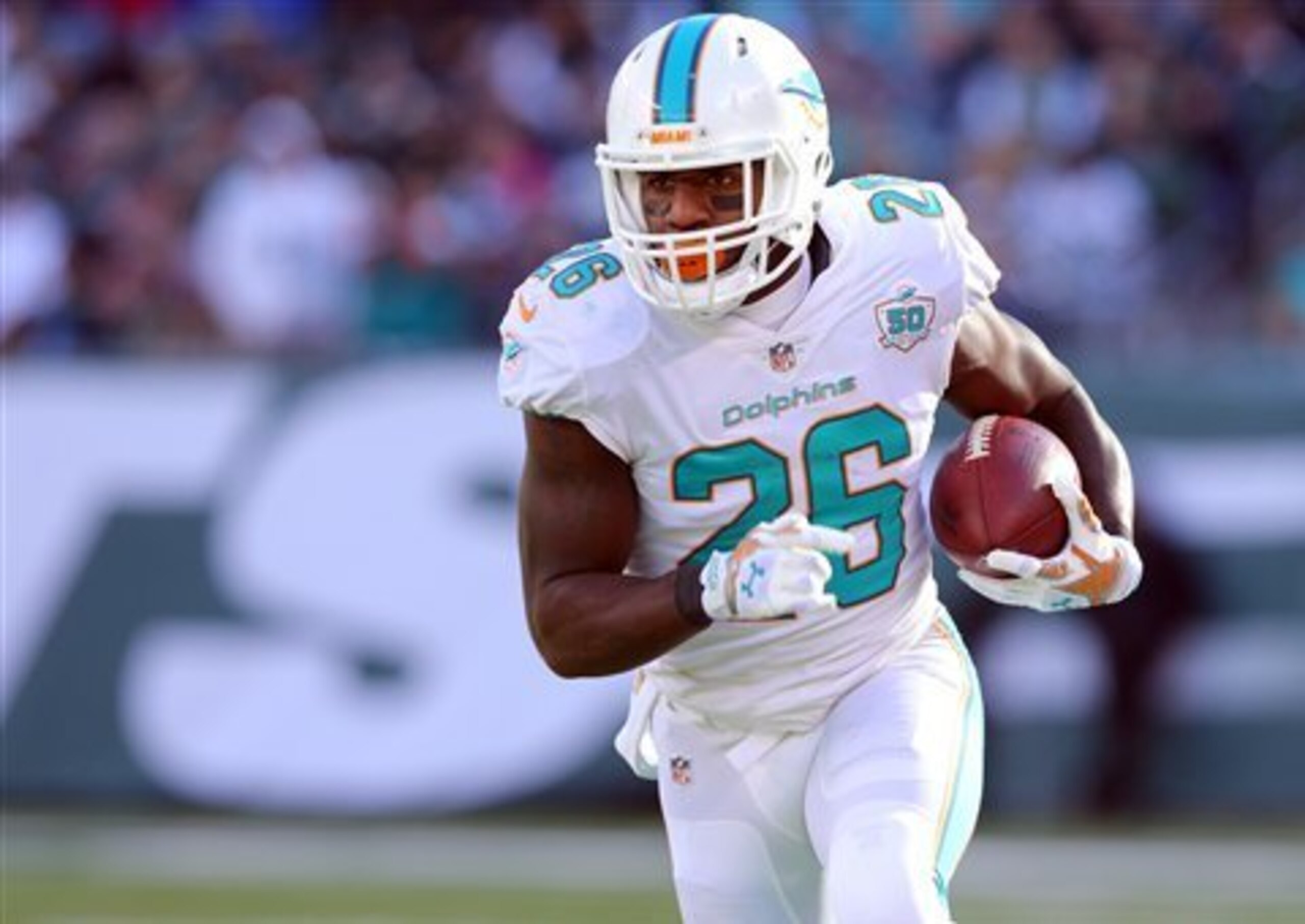 At just 24 years old, Lamar Miller is a legitimate No. 1 option at running back for teams.