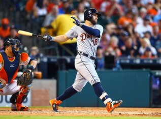 The injury to Cameron Maybin should open up a roster spot for Tyler Collins.