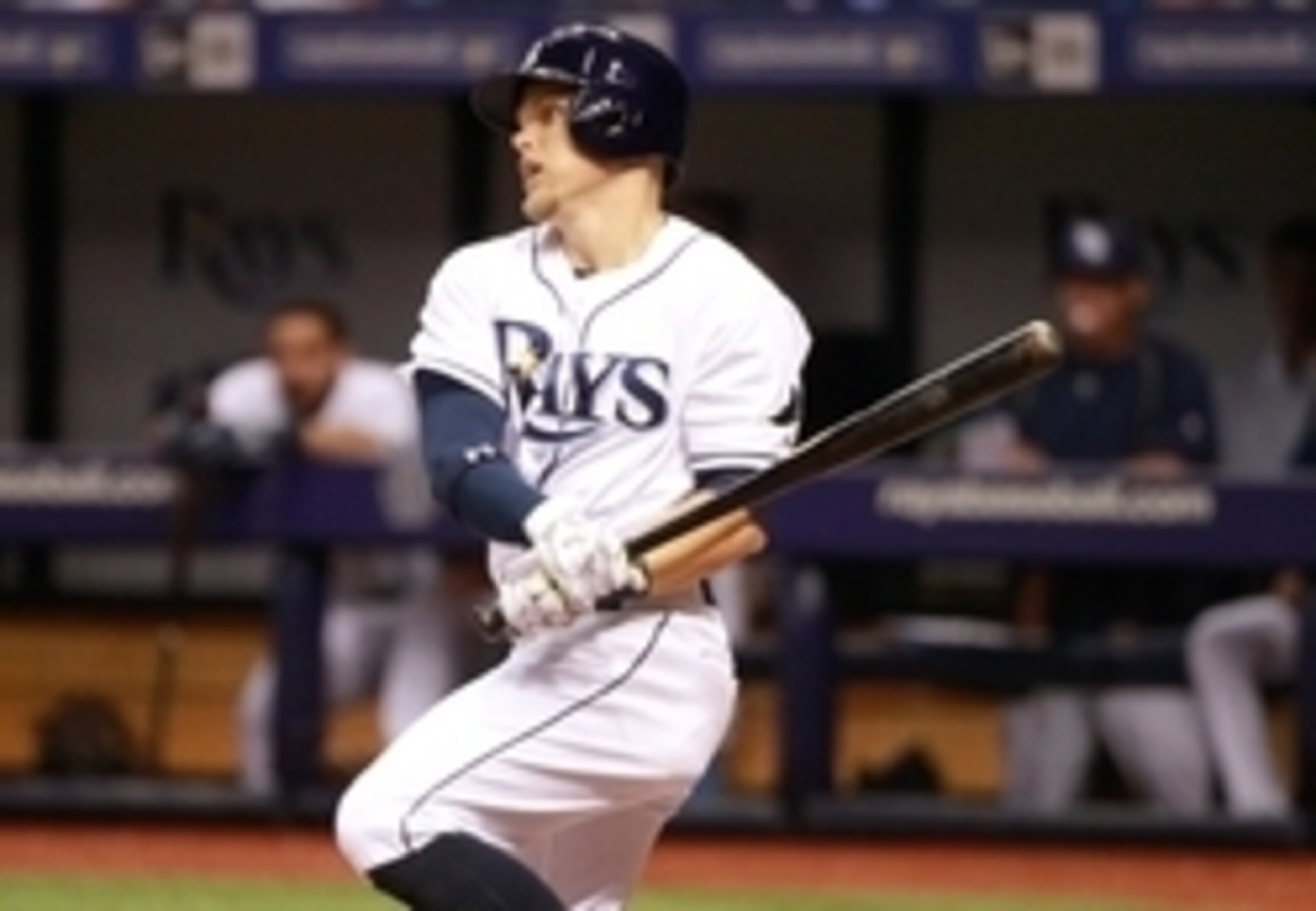Brandon Guyer is out of minor league options, so the Rays will need to give him a bench spot or risk losing him. Brandon Guyer is out of minor league options, so the Rays will need to give him a bench spot or risk losing him.