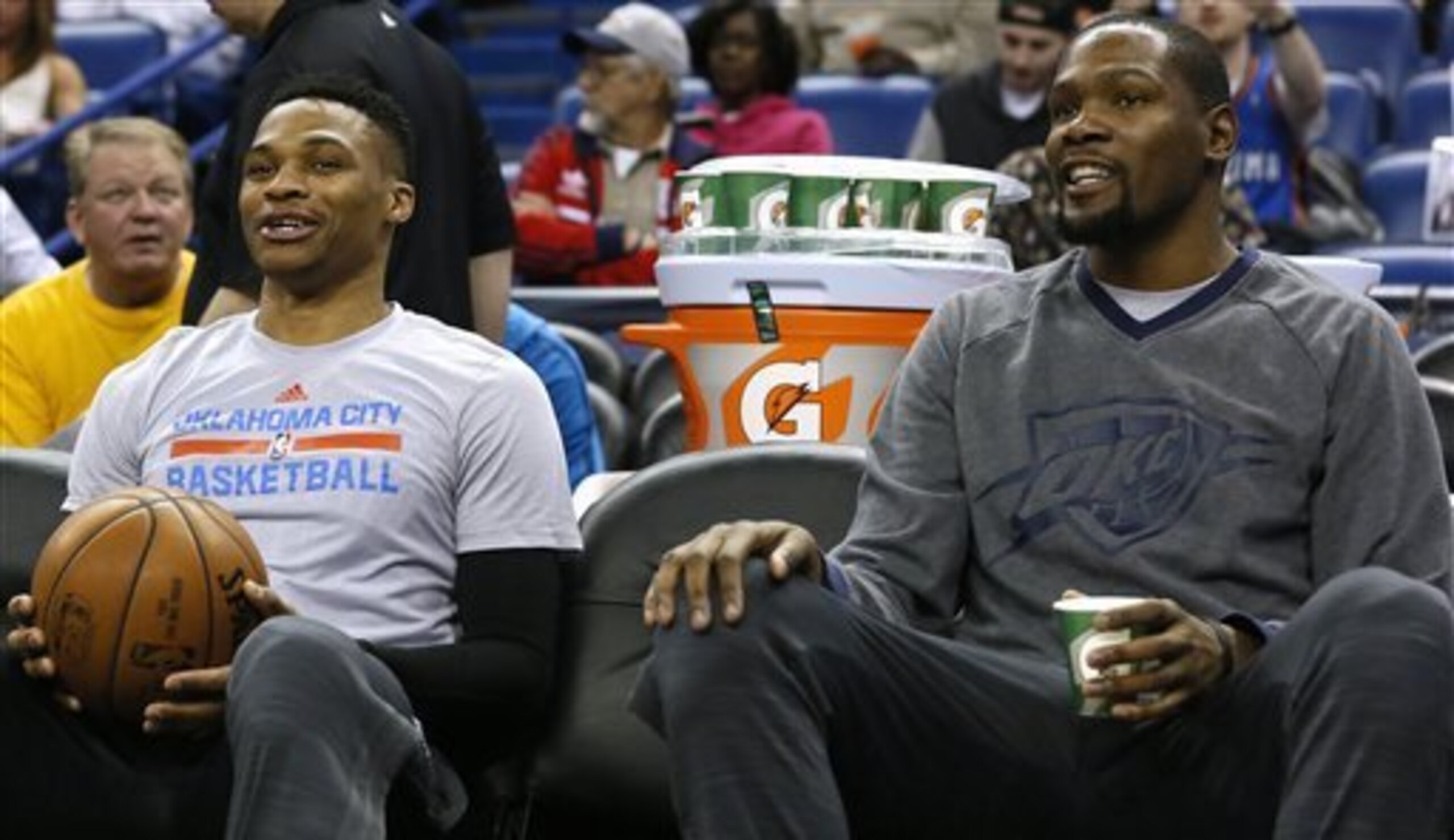 Russell Westbrook and Kevin Durant remain the league's most dangerous duo on offense.
