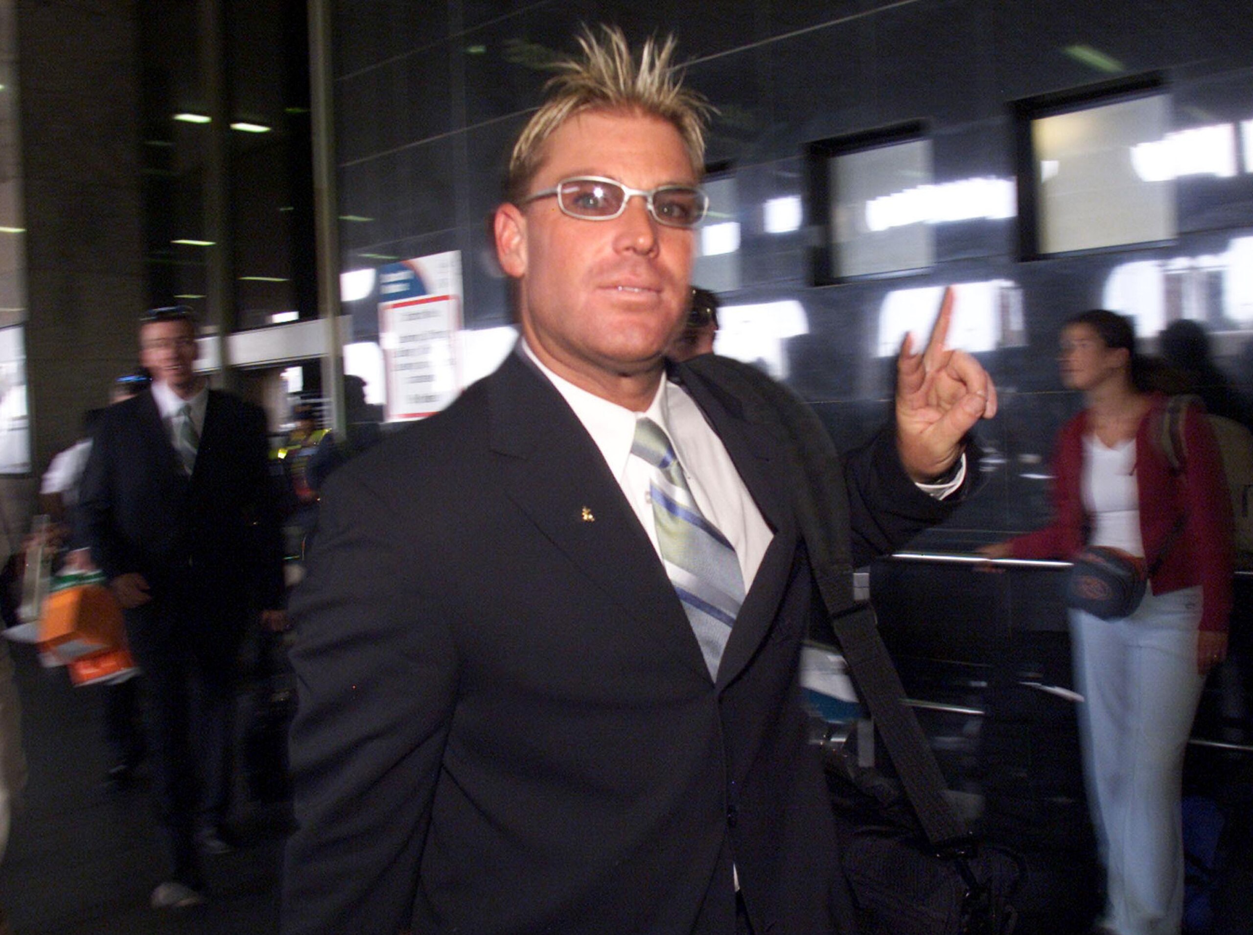 Shane Warne's involvement in the 2003 World Cup proved to be extremely brief.