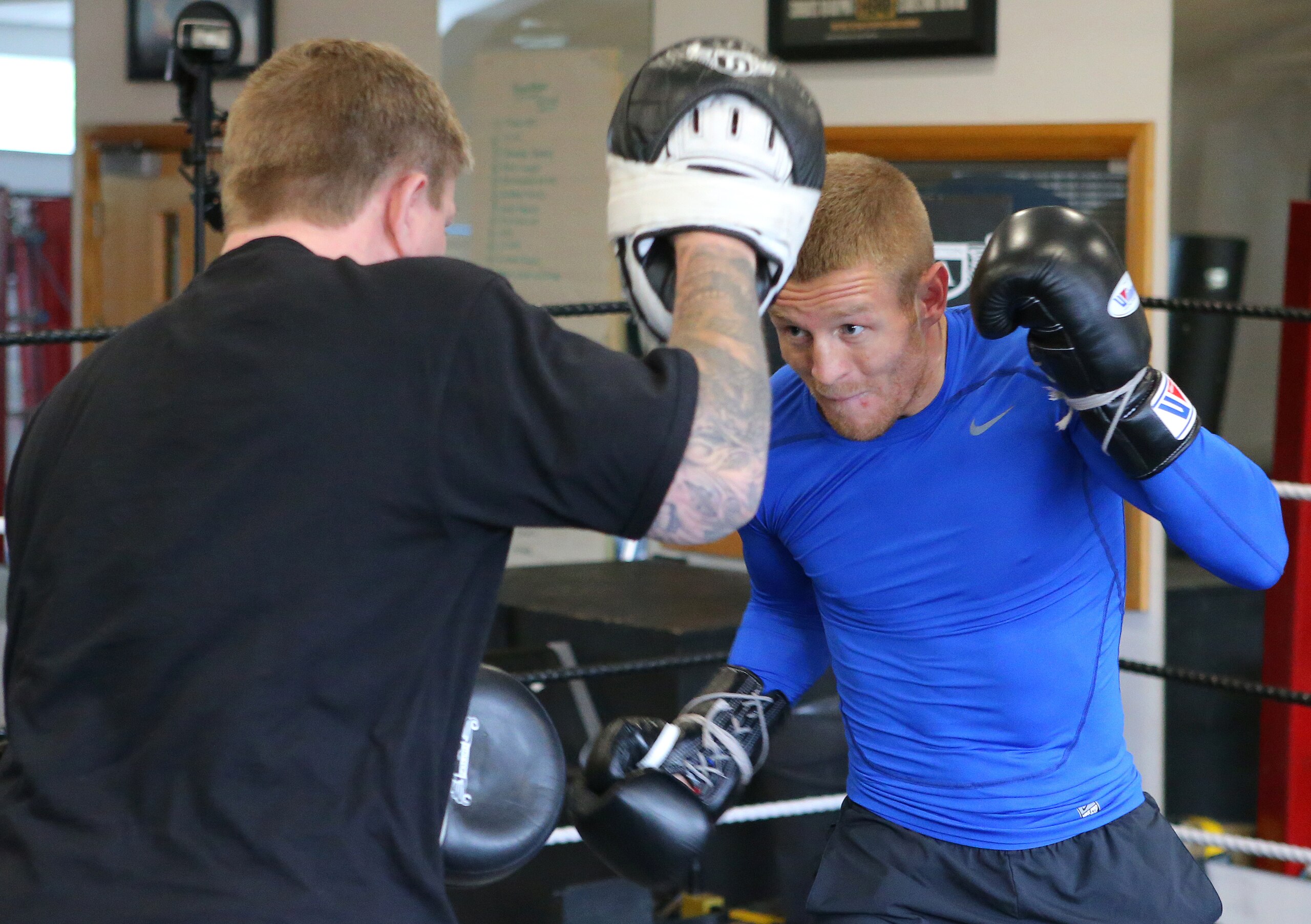 Terry Flanagan is comfortable fighting off front or back foot.