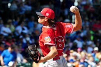 Jered Weaver is dealing with velocity issues once again this spring.