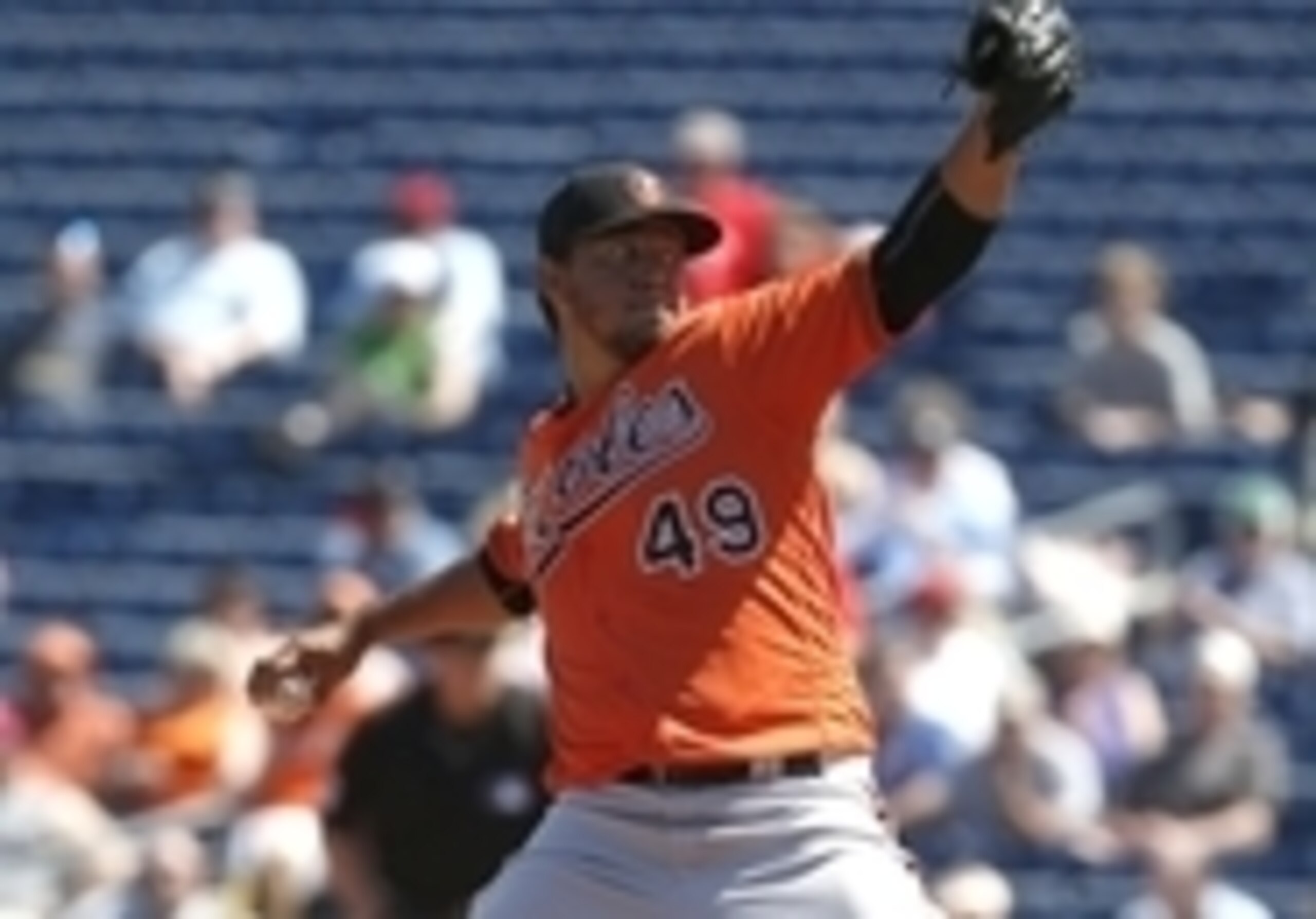Yovani Gallardo's first appearance in an Orioles jersey was not pretty.