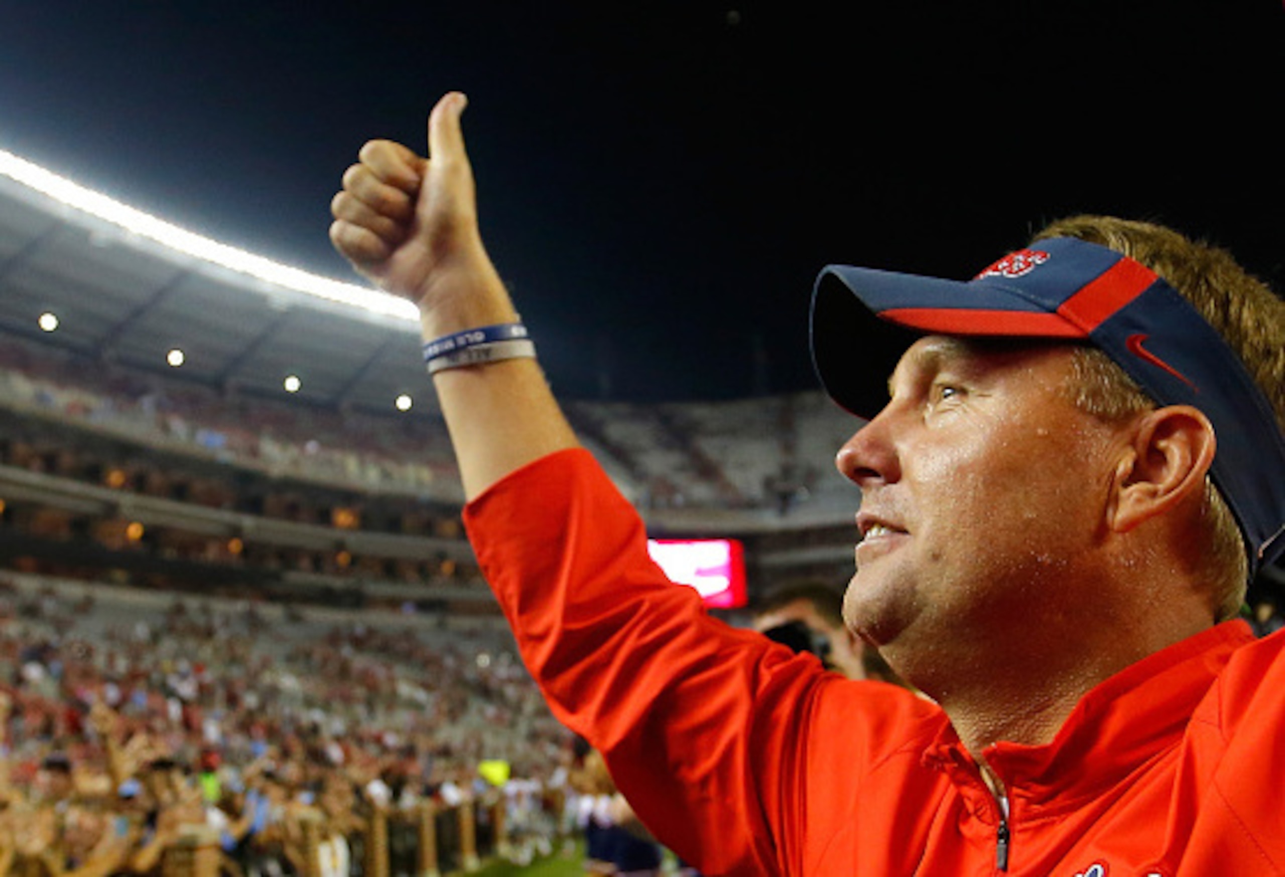 Hugh Freeze of Ole Miss is one of the few coaches who have won two straight games against Nick Saban.