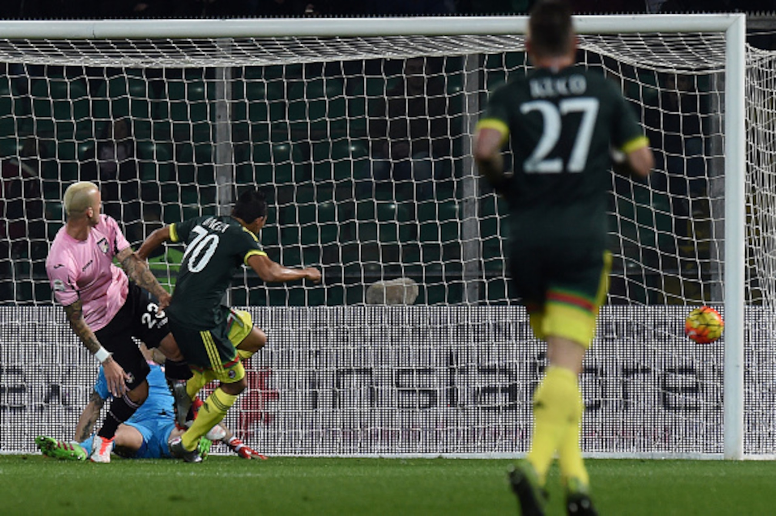 Bacca buries a strike against Palermo. Bacca buries a strike against Palermo.