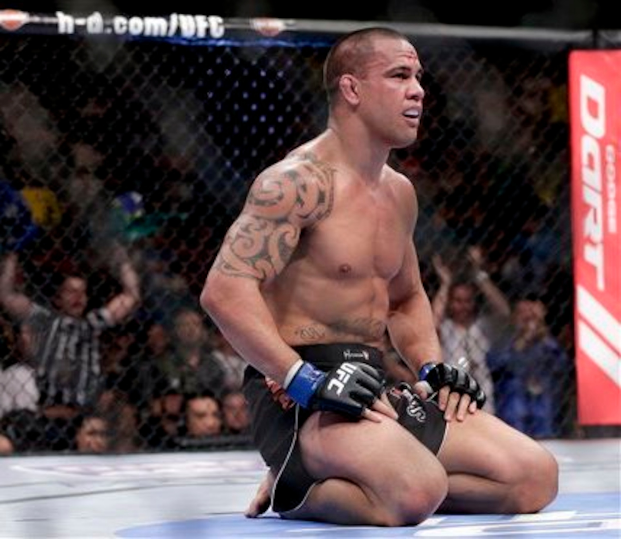 New Zealand's James Te Huna badly needs a win.