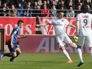 Zlatan scored four in the second half.