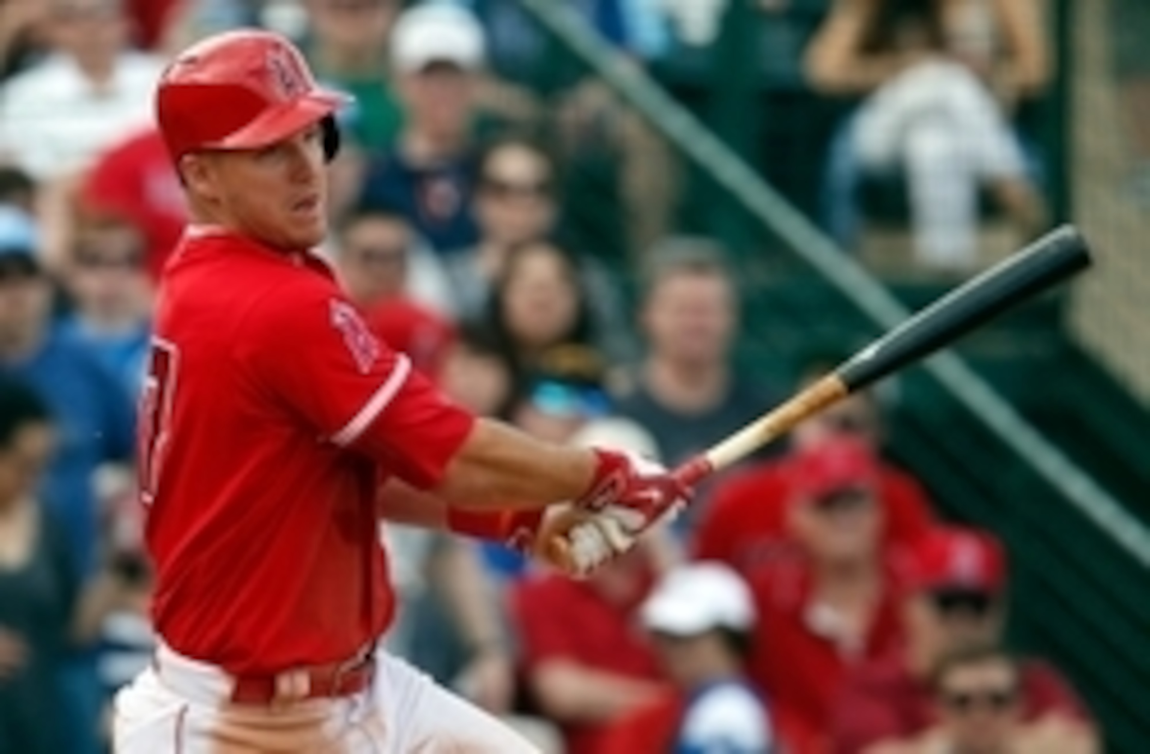 Regular season. Spring training. It doesn't matter, Mike Trout is just really good at baseball.