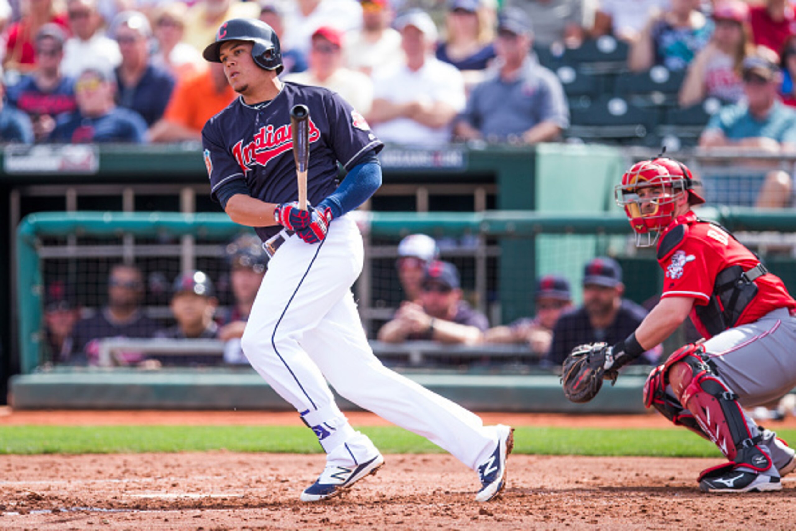 What are the Indians going to do with the red-hot Giovanny Urshela after signing Juan Uribe in the offseason to play third base?