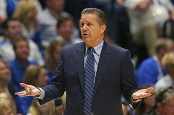 John Calipari is not happy about Kentucky's No. 4 seed