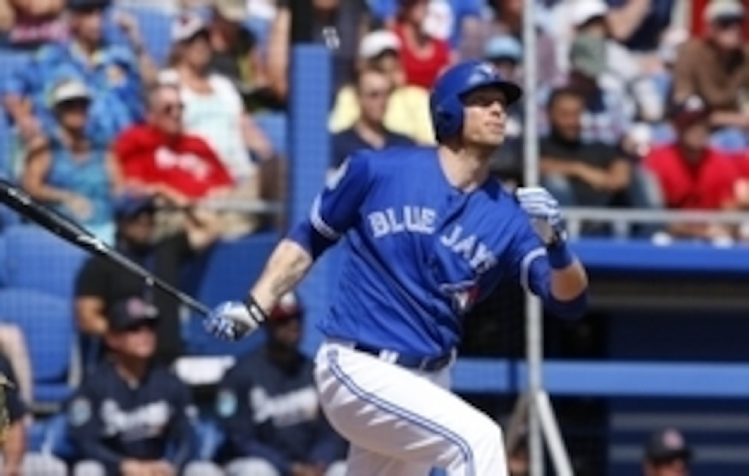 Michael Saunders has been raking, but it comes with a catch.