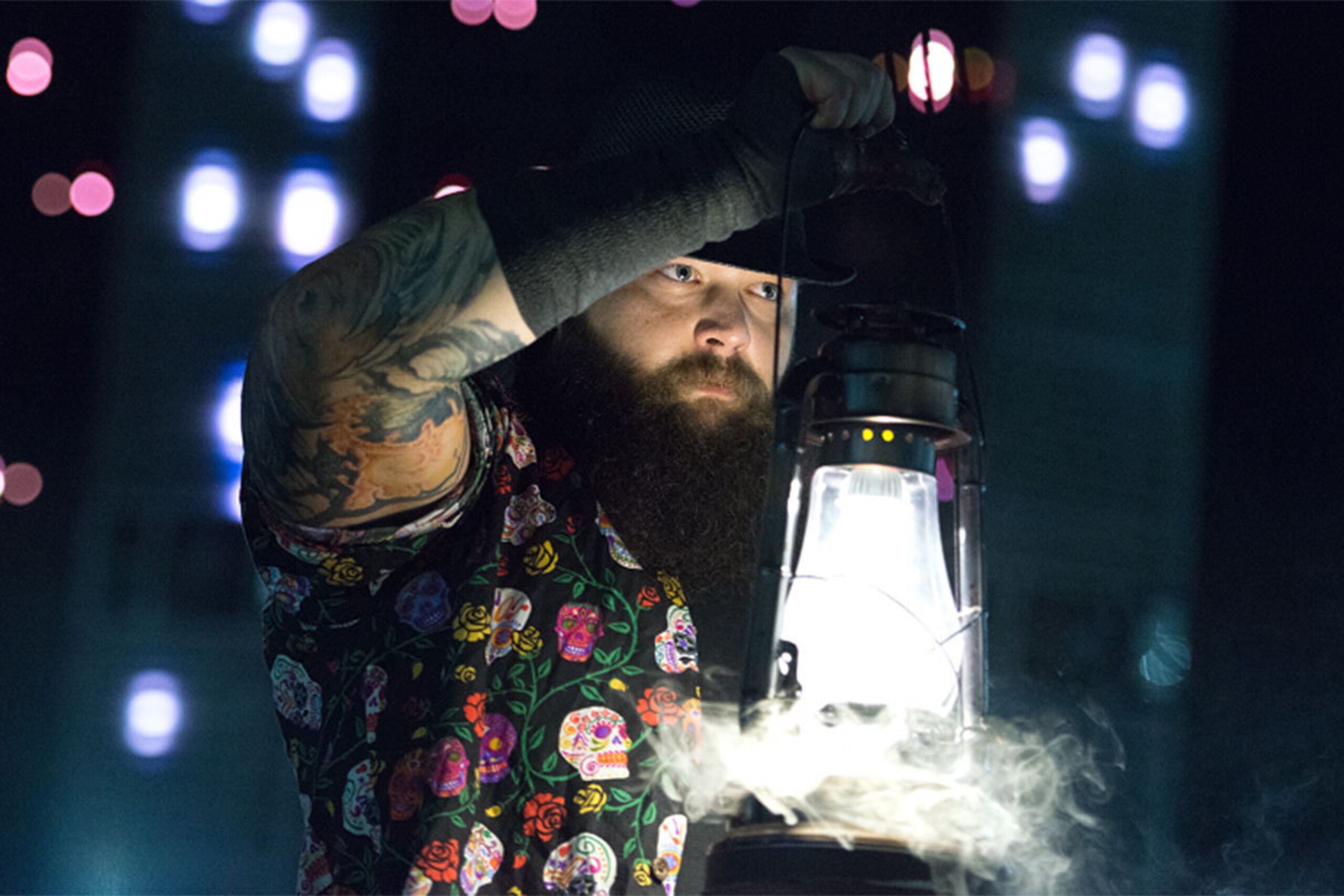 Bray Wyatt and his trusty lantern.