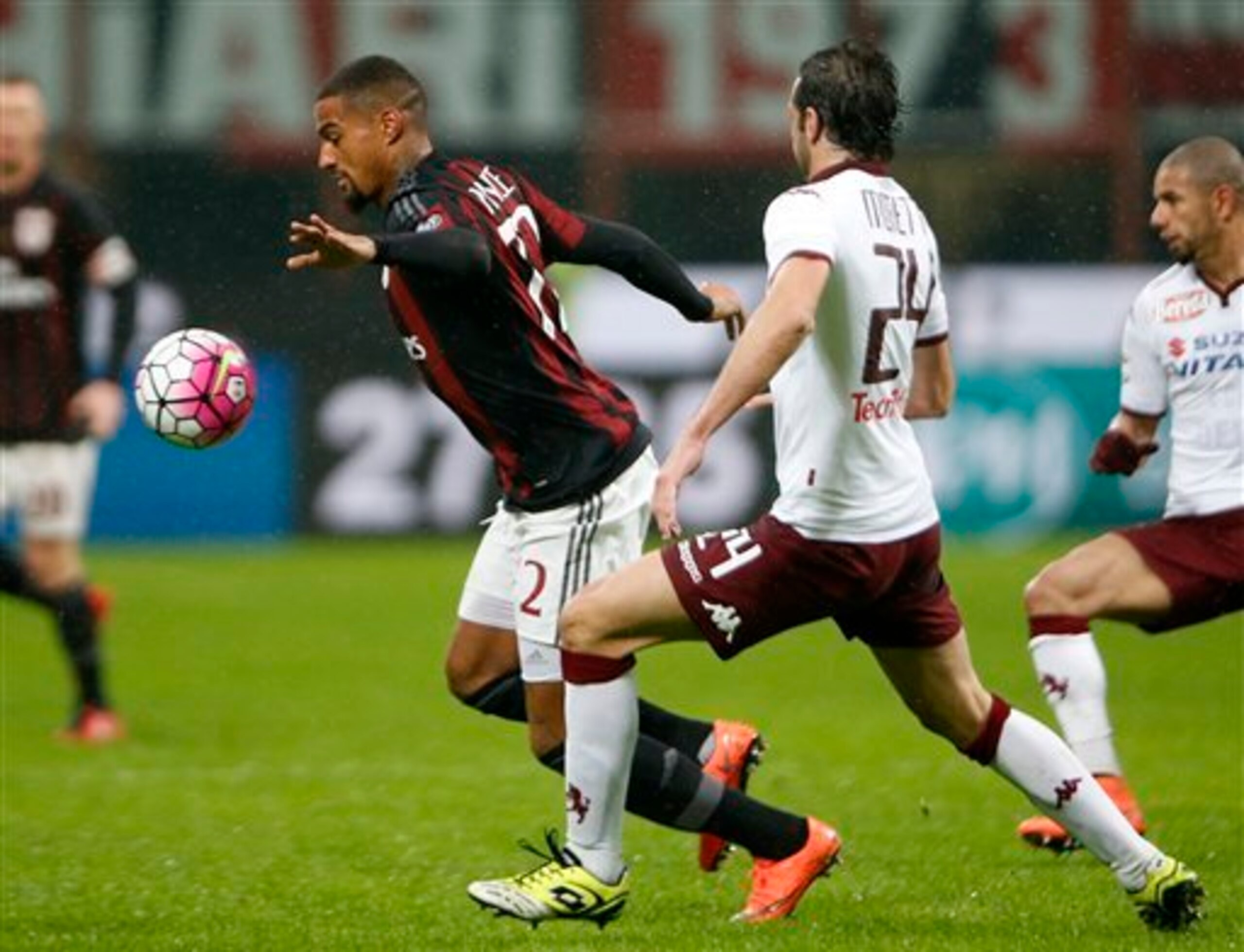 Boateng signed to prove he could still play at a high level.