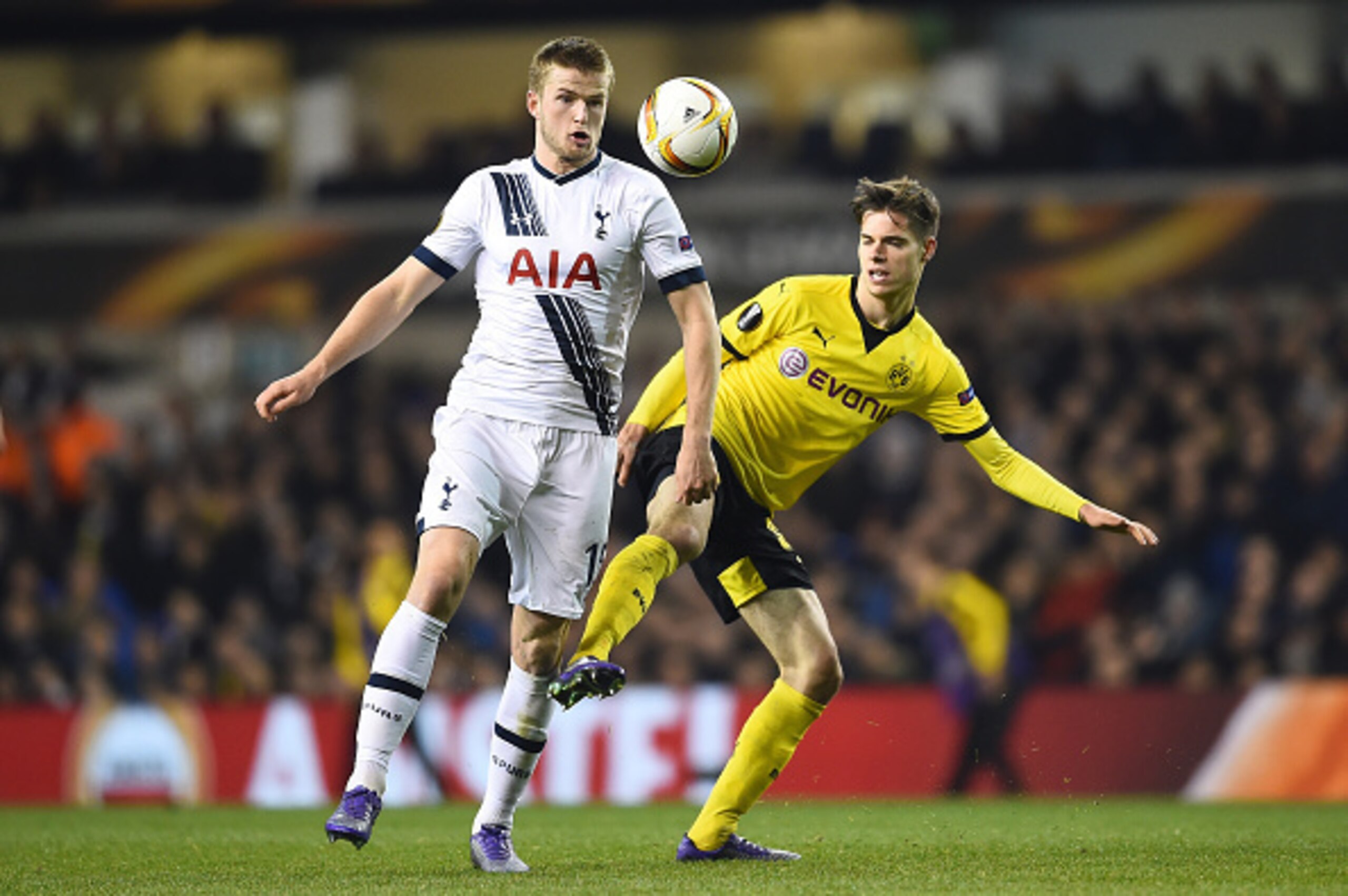 Eric Dier might have won this duel, but Julian Weigl again bossed the midfield.