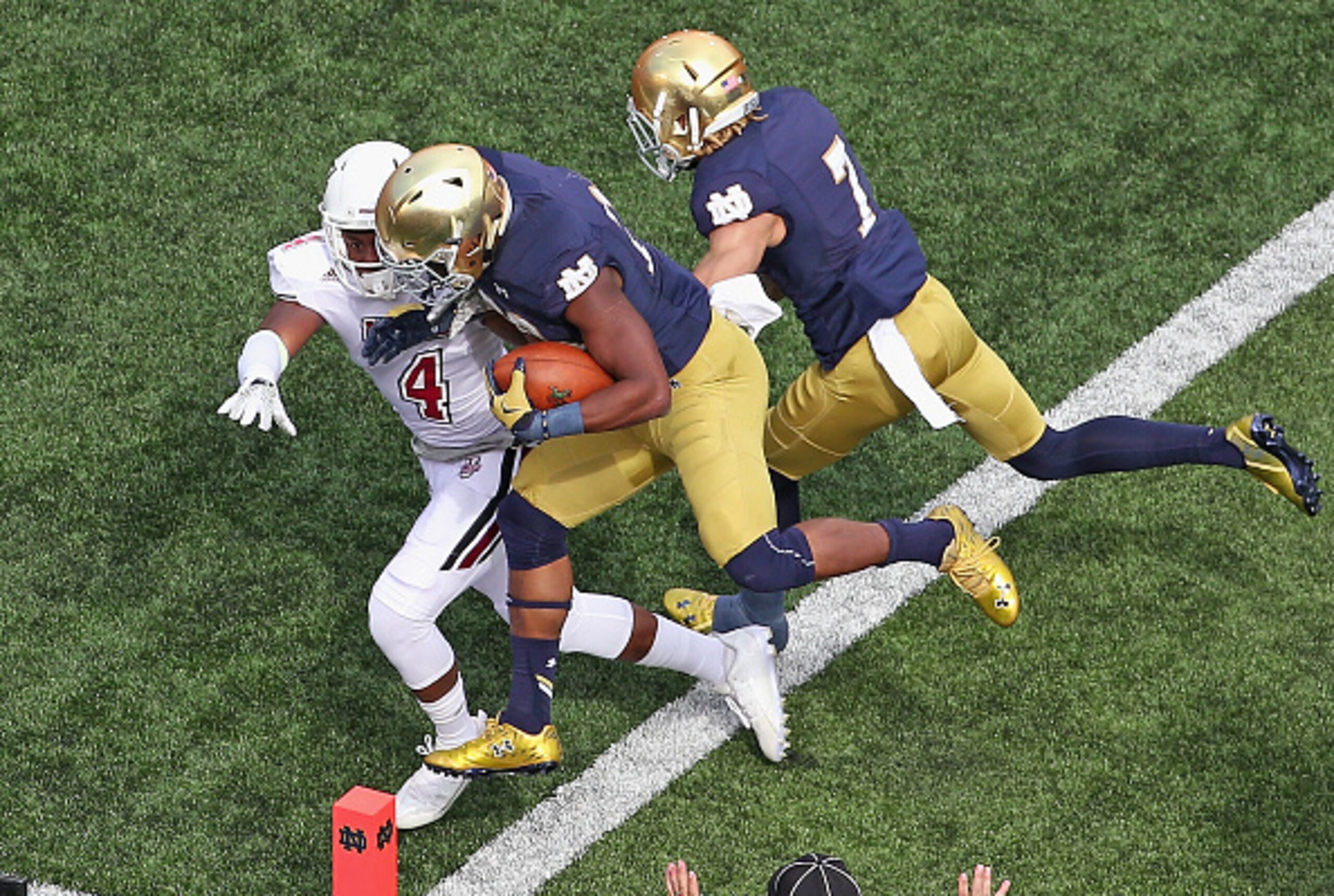 At Notre Dame, running back C.J. Prosise (above) showed exactly the kind of mentality that the Patriots need in their backfield.