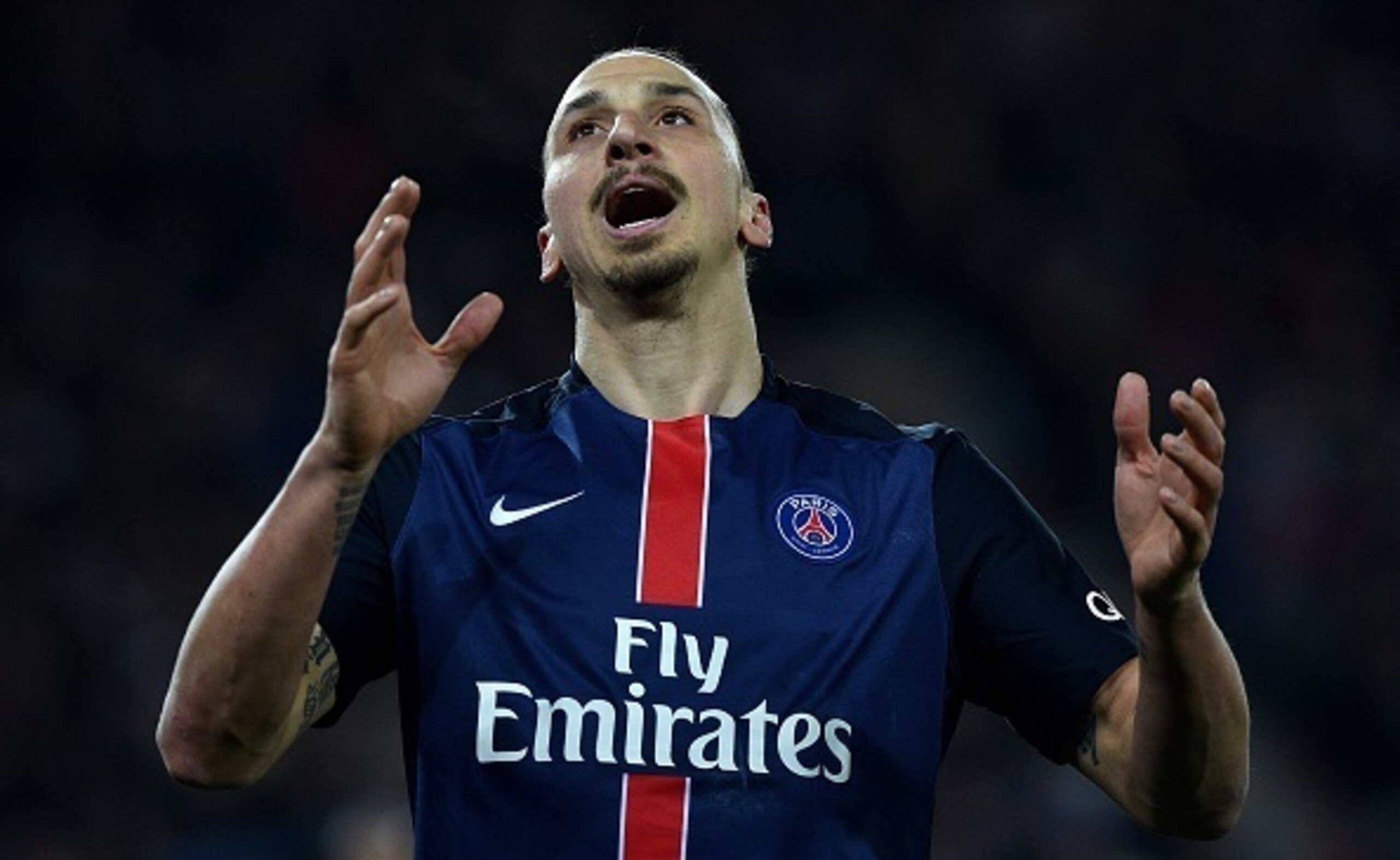 It was a frustrating night for Zlatan.