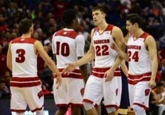 Zak Showalter (3), Nigel Hayes (10), Ethan Happ (22), Bronson Koenig (24)