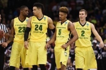From L-R: Elgin Cook, Dillon Brooks, Tyler Dorsey, Casey Benson