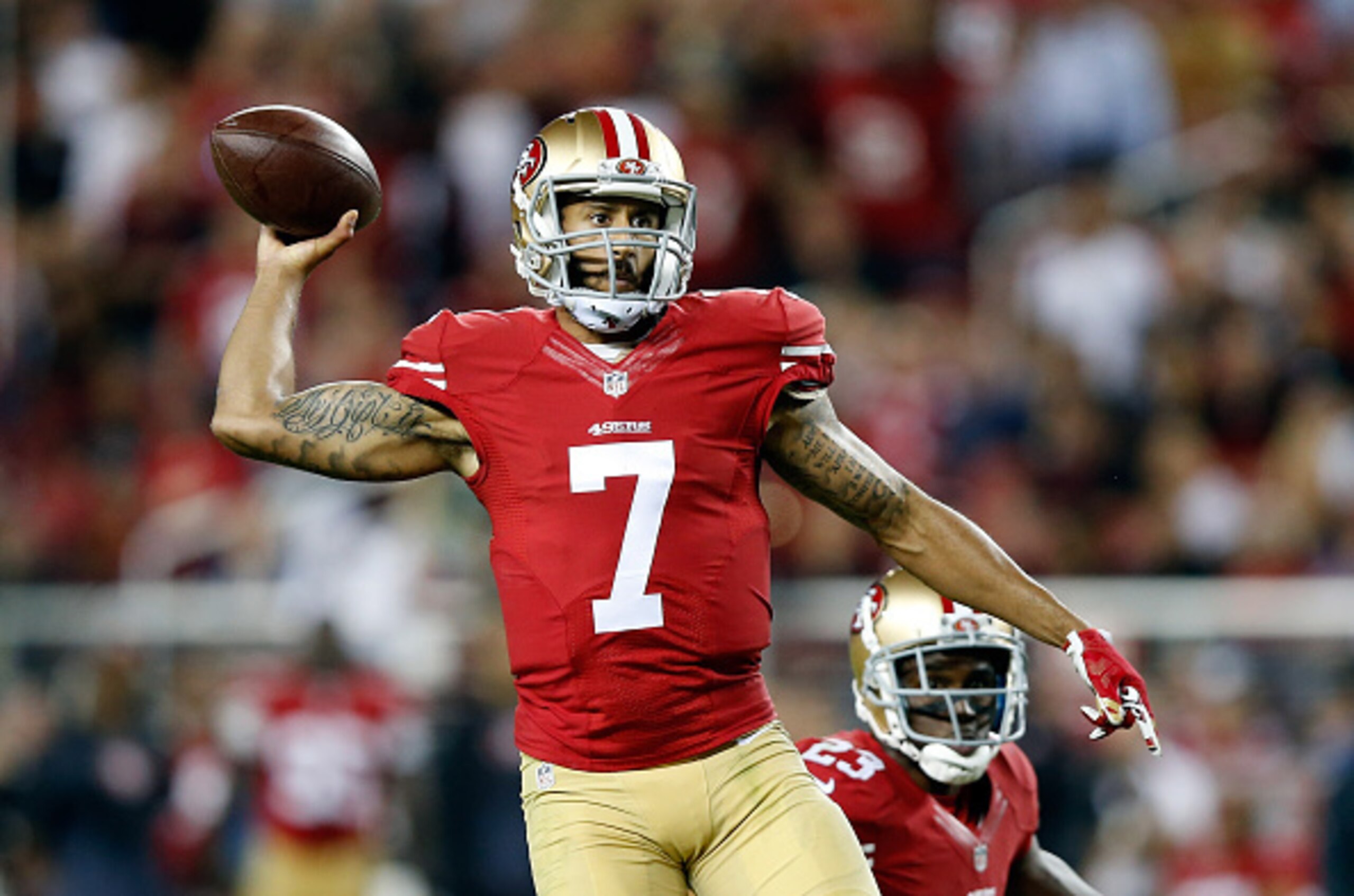 Colin Kaepernick has already played in one Super Bowl. Denver might believe he can do so again. Colin Kaepernick has already played in one Super Bowl. Denver might believe he can do so again.