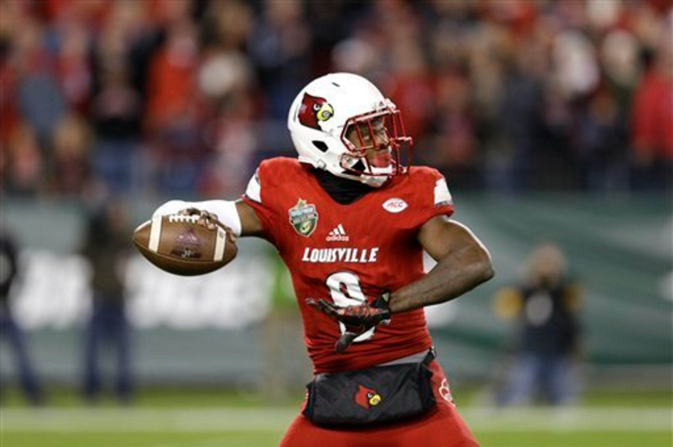 Lamar Jackson is an emerging star in Louisville's offense.
