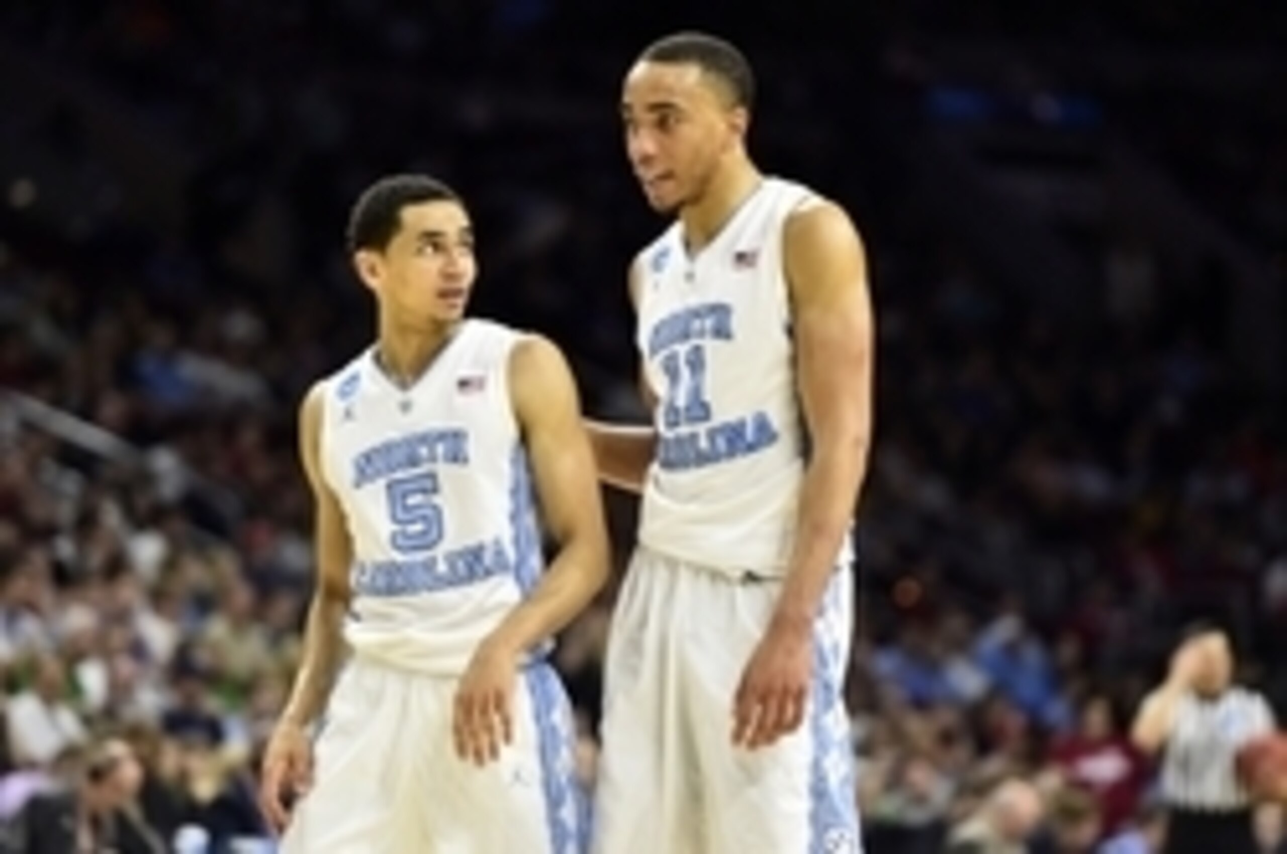 Marcus Paige (5) and Brice Johnson (11) are the seniors keying UNC's quest for a title.