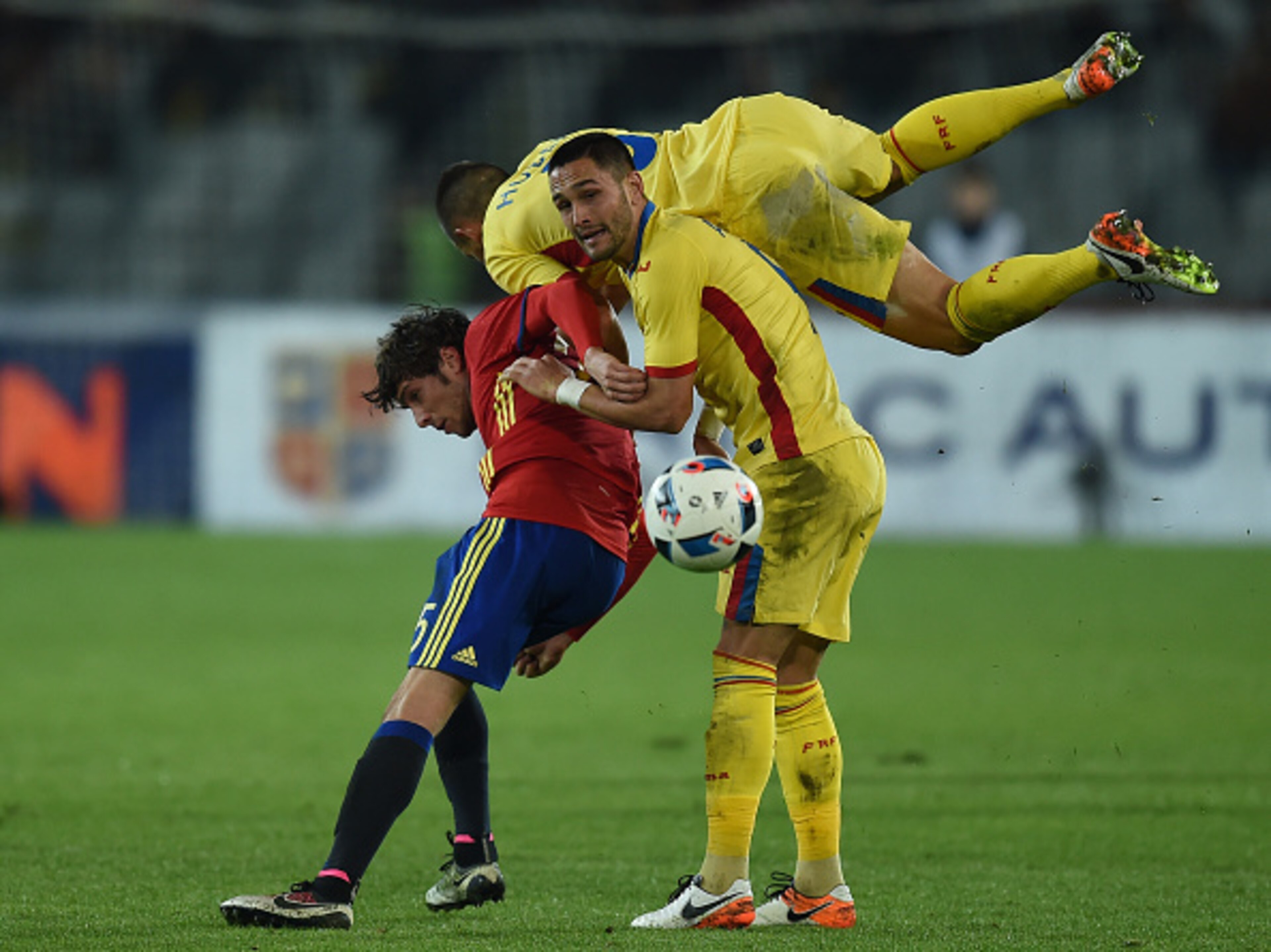 Romania kept the European champions at bay in Cluj.