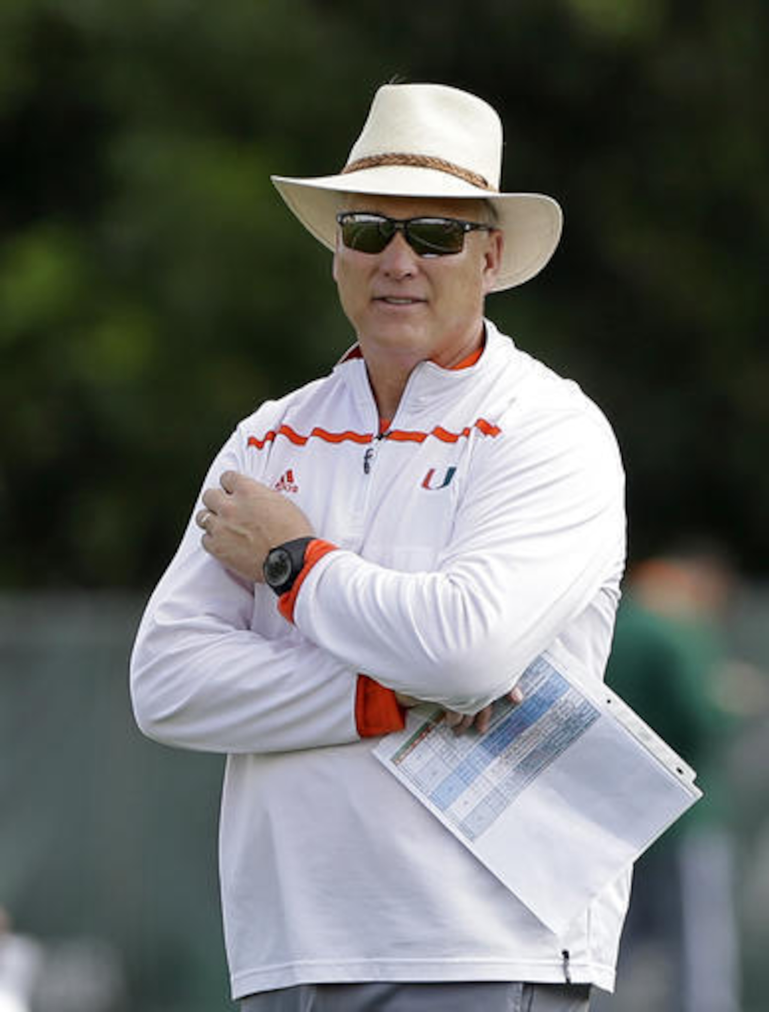 Mark Richt is getting his first extended look at his new Miami team this spring.