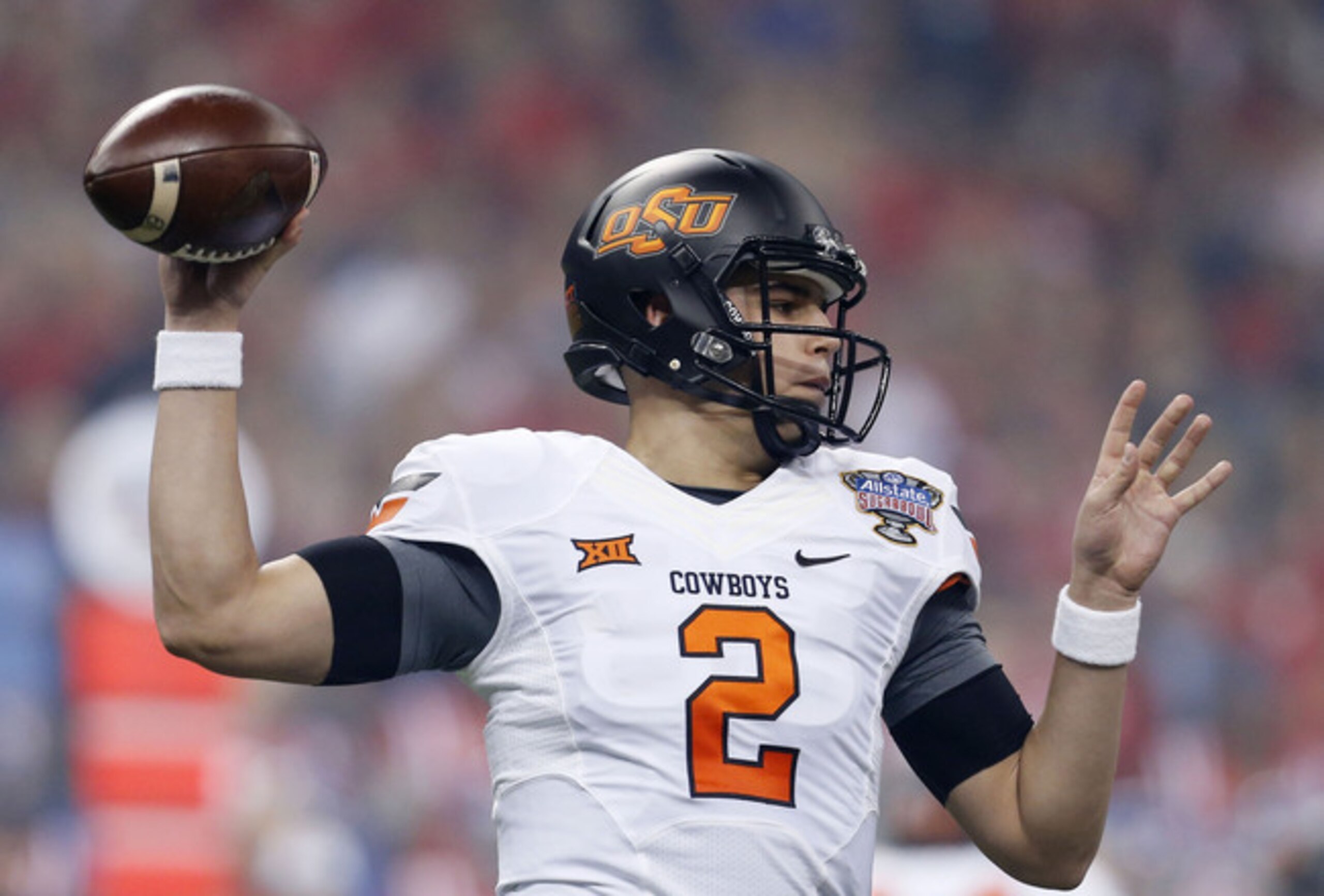 Mason Rudolph is developing into a star for the Oklahoma State offense.