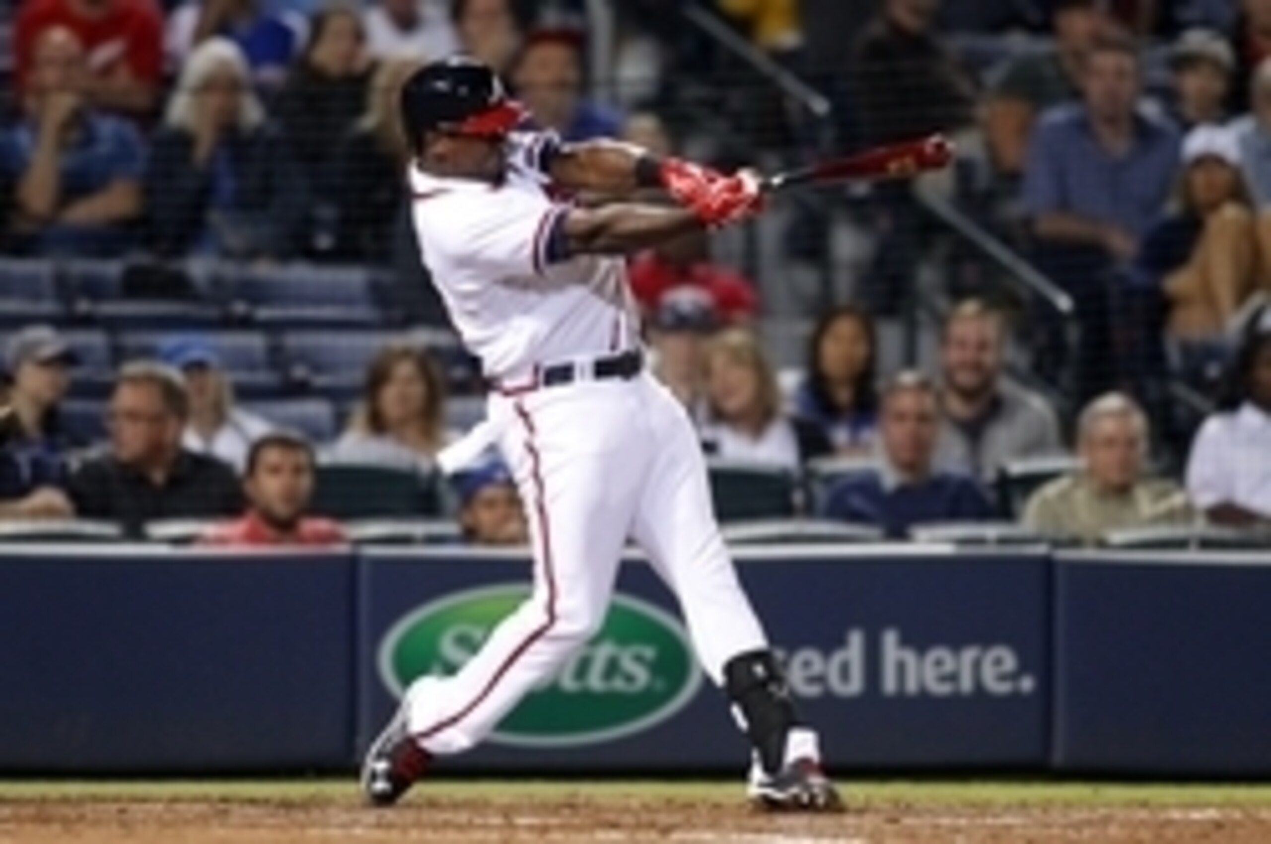 Adonis Garcia appears poised to hit fourth in the Braves lineup, right behind Freddie Freeman.