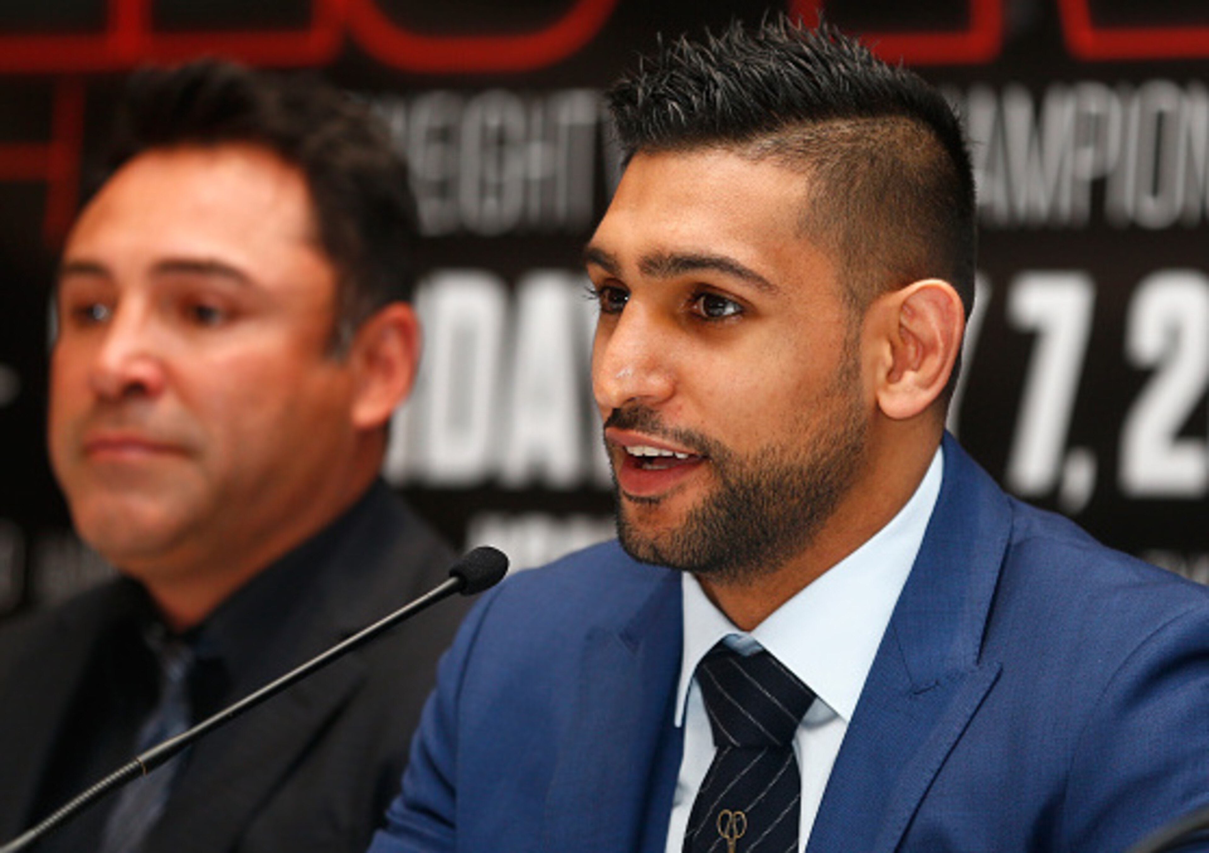 Amir Khan is moving on up to take on Saul "Canelo" Alvarez. Amir Khan is moving on up to take on Saul "Canelo" Alvarez.