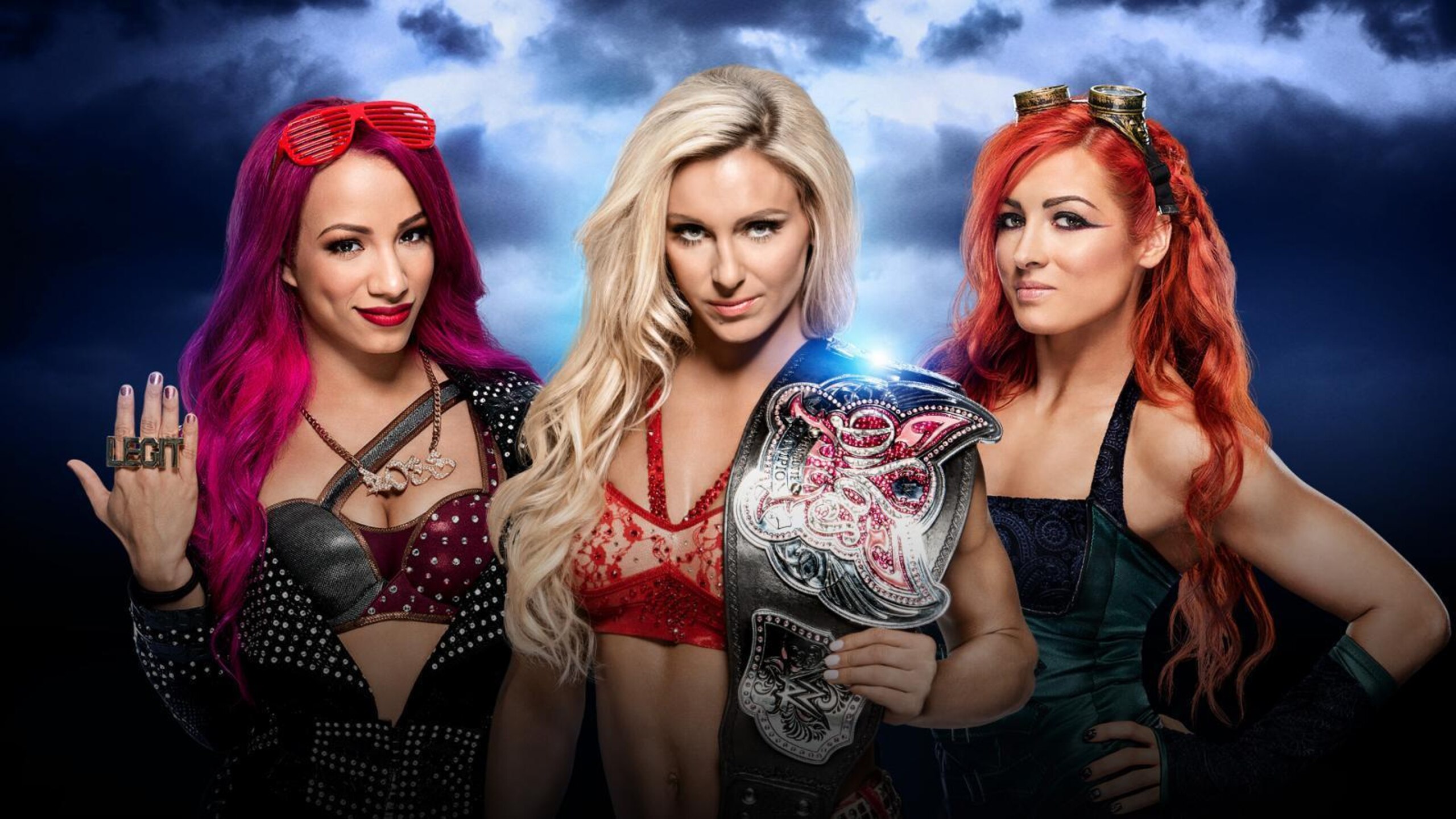 Divas Champion Charlotte vs. Sasha Banks vs. Becky Lynch