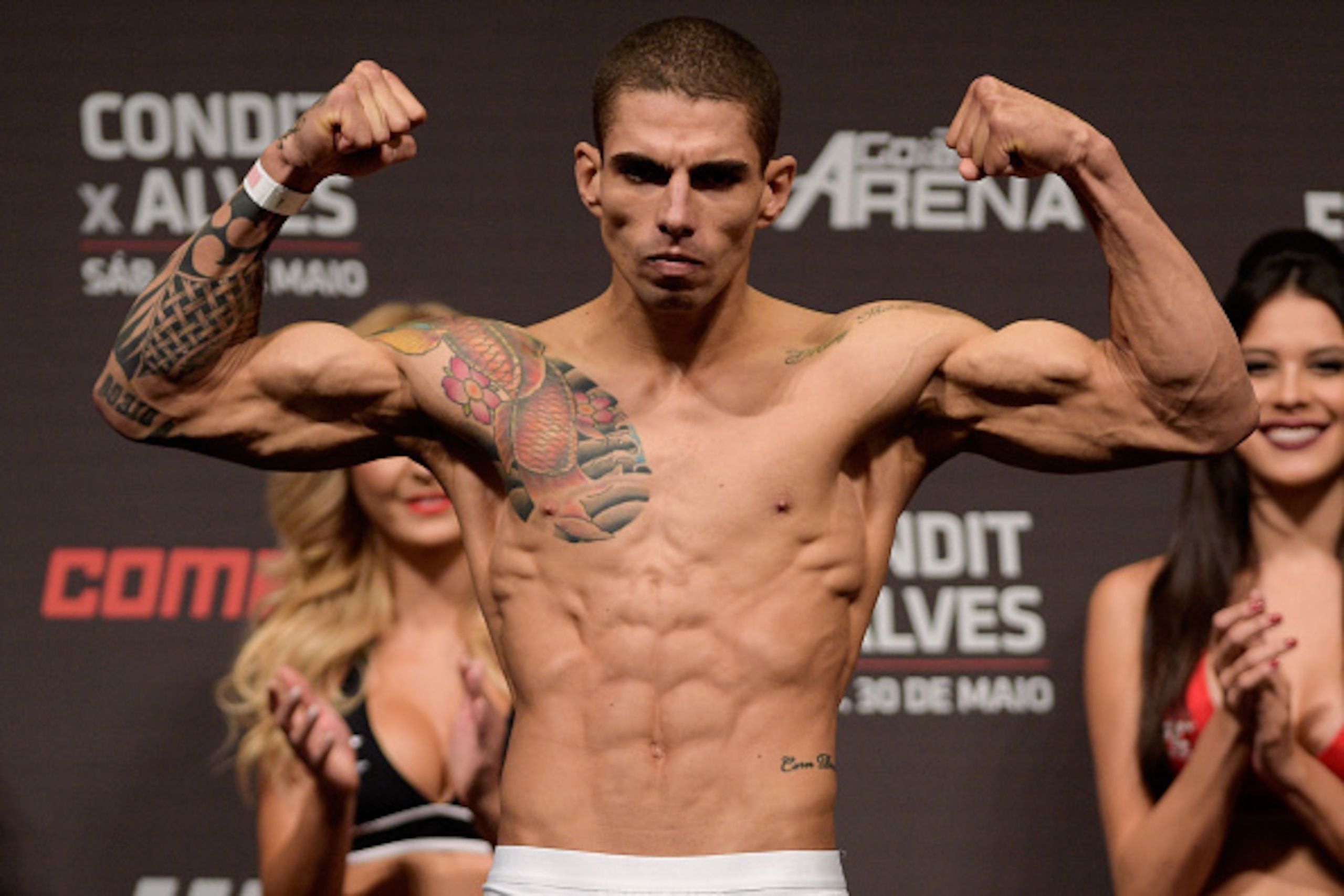 Brazil's Lucas Martins is a talented young featherweight.