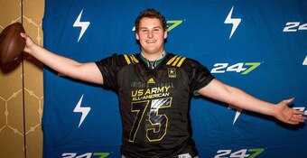 Tommy Kraemer is set to see major time on the Notre Dame offensive line this fall.