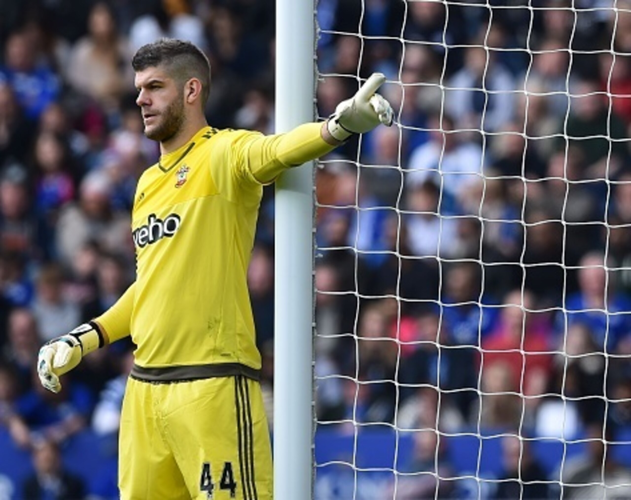 Fraser Forster spared team-mate Jose Fonte from scoring an own goal in the second half.