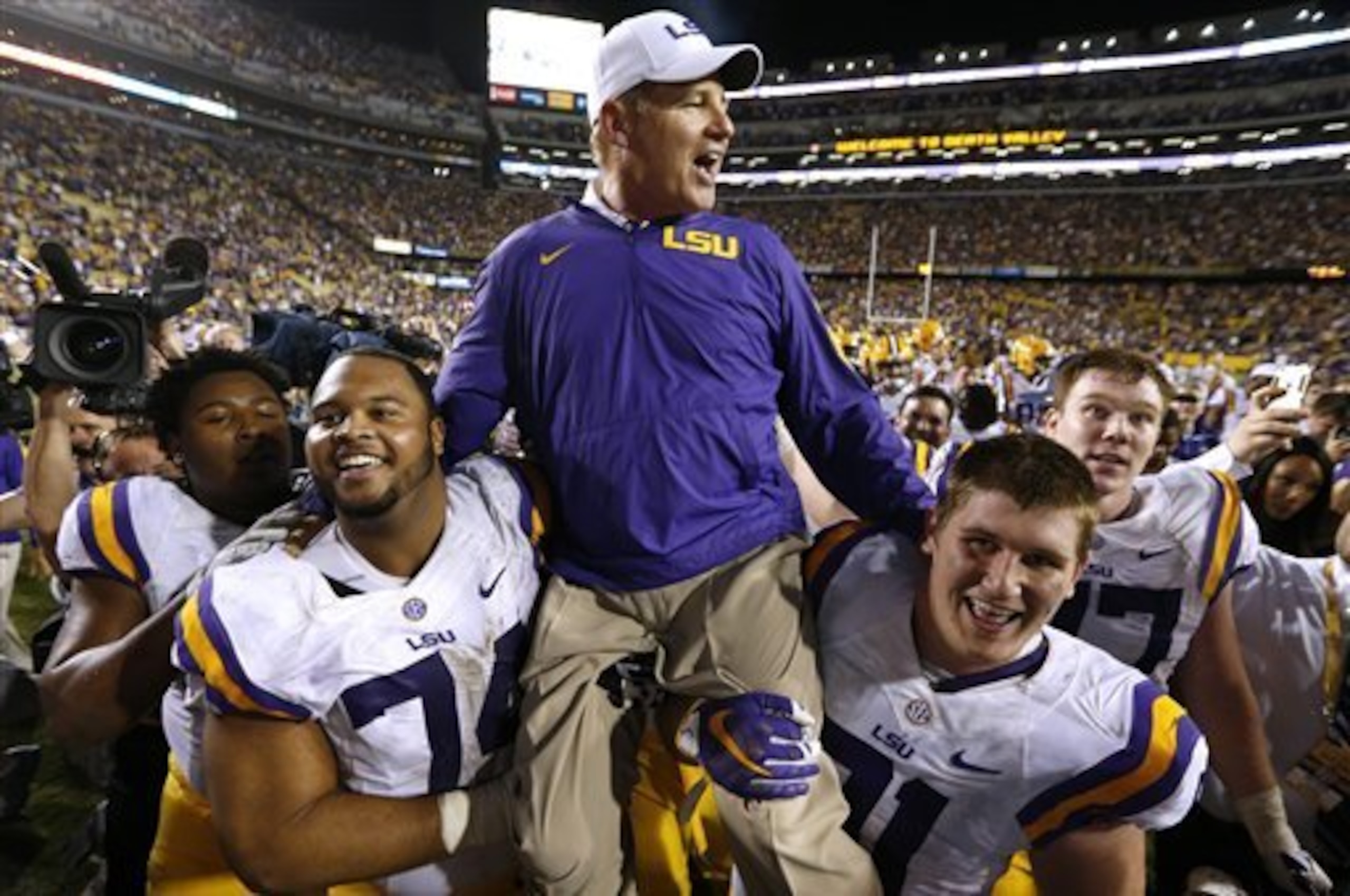 LSU coach Les Miles is a fascinating coaching figure.