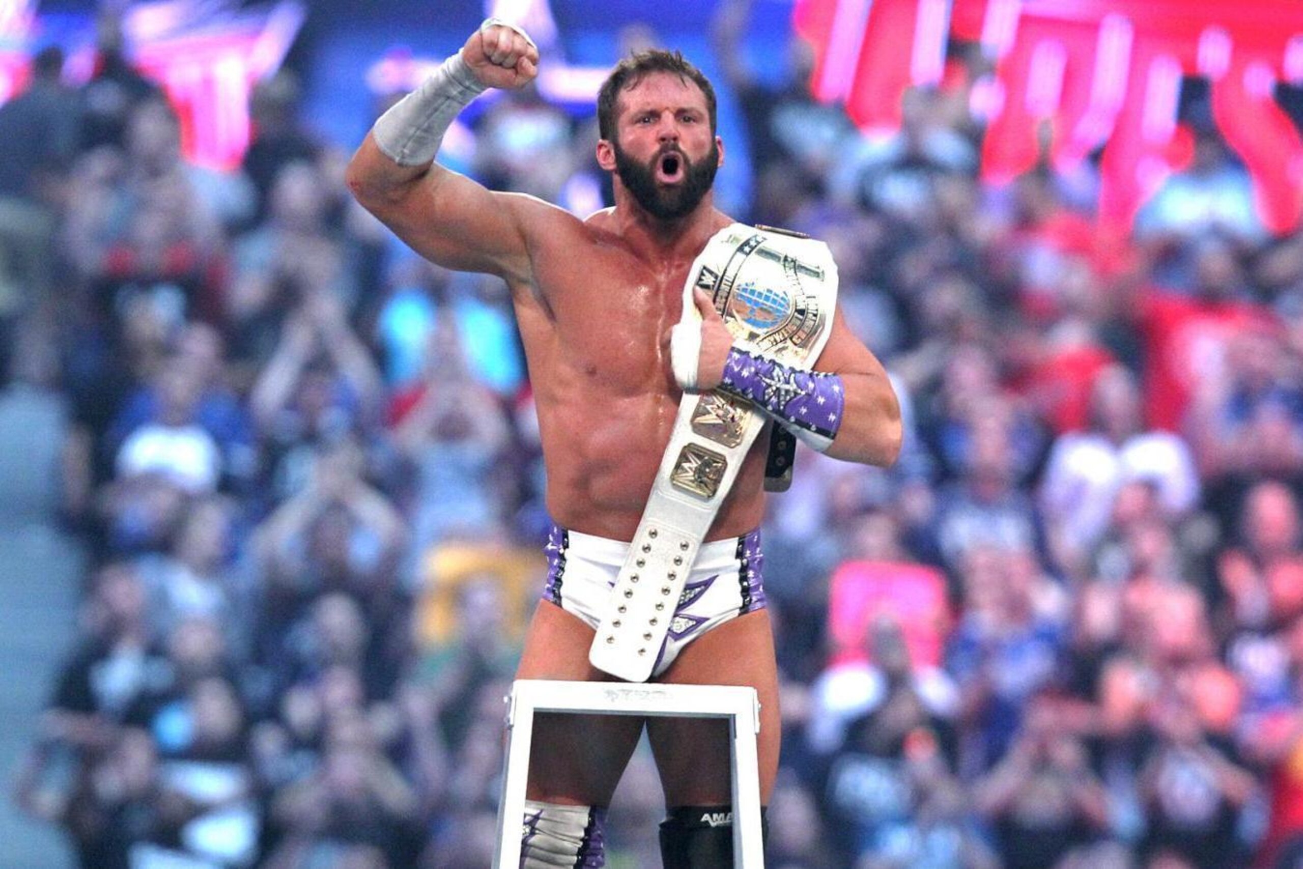 Zack Ryder as the new intercontinental champion.
