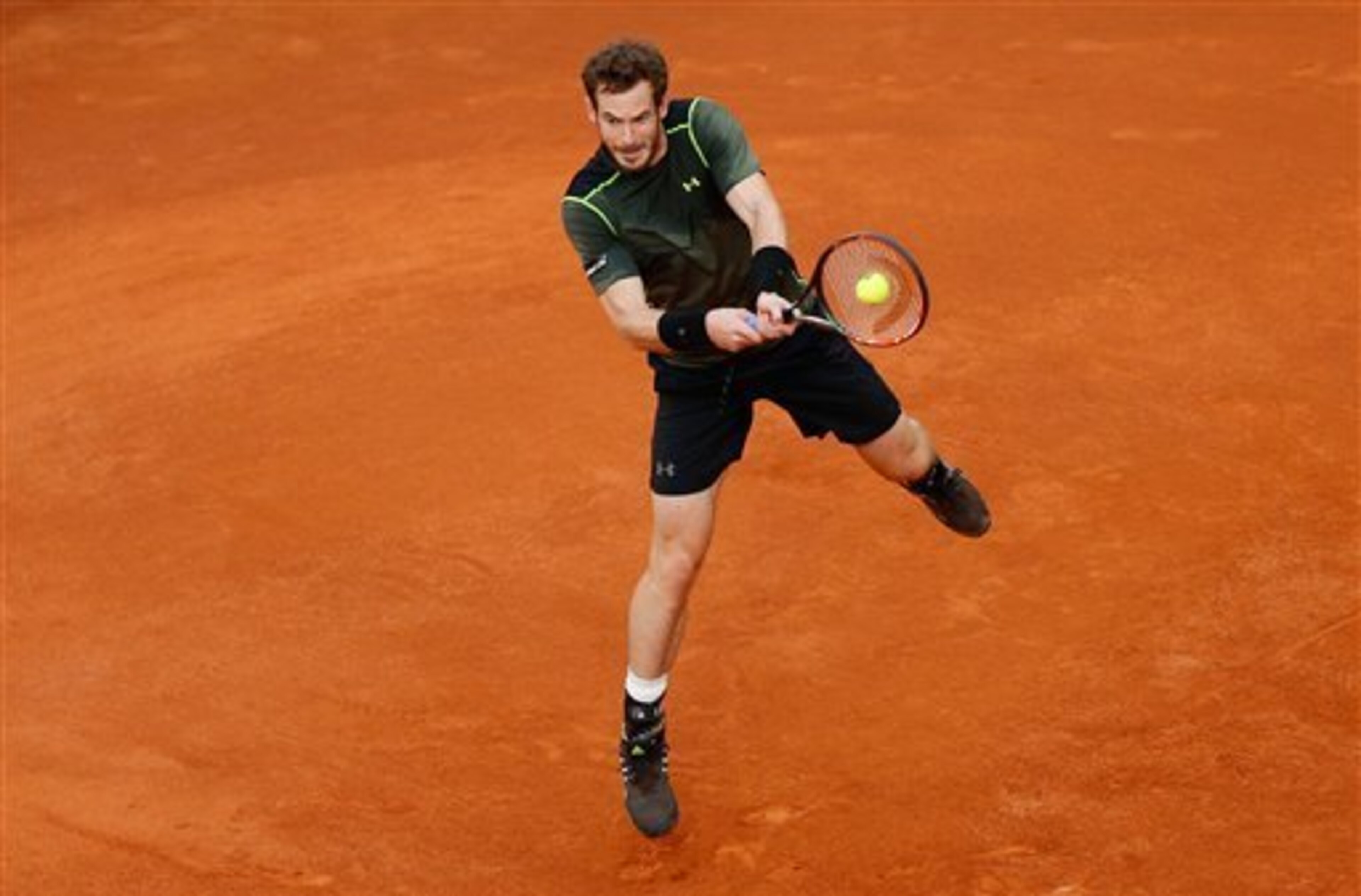 Murray during his title run in Madrid last year. Murray during his title run in Madrid last year.