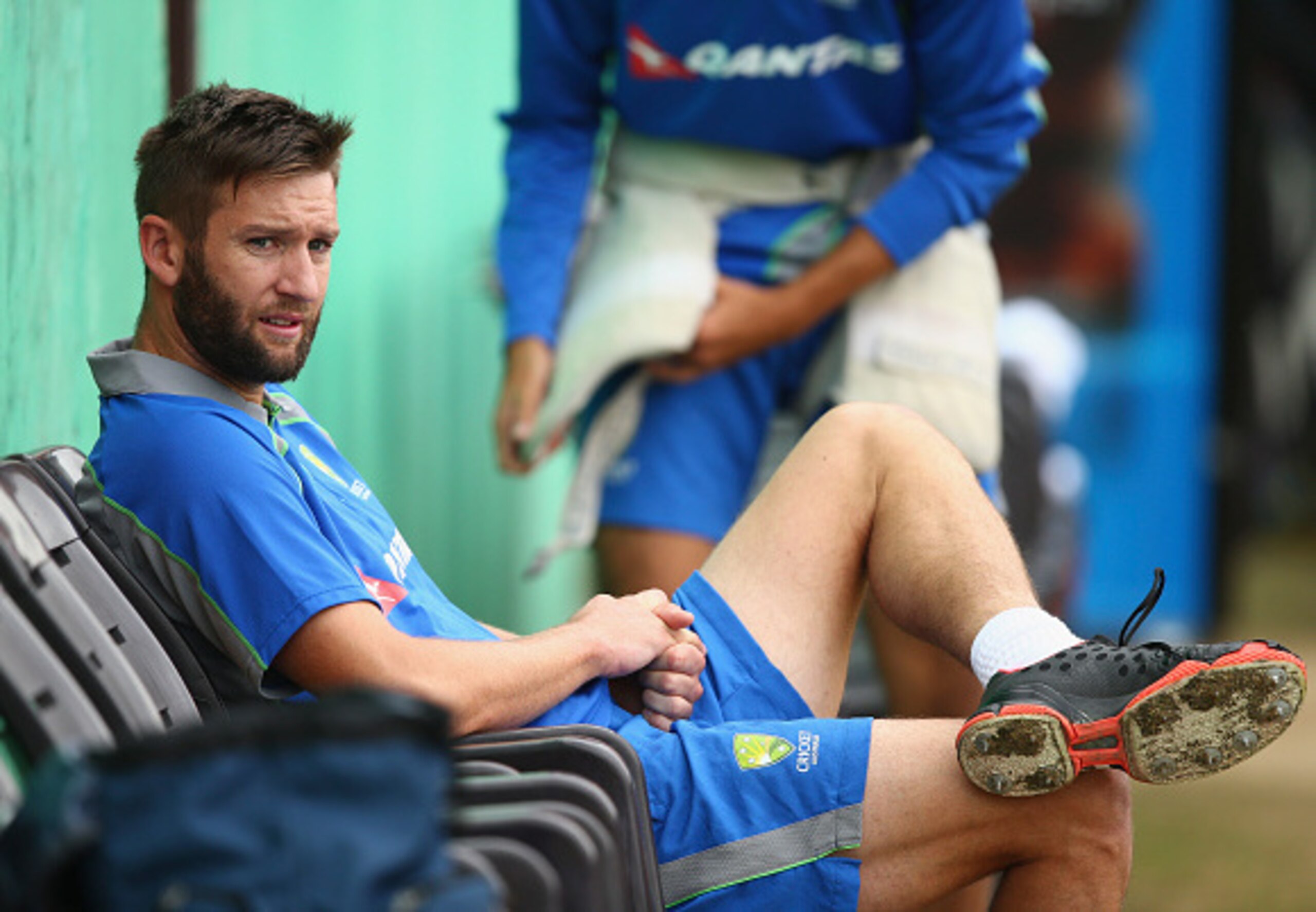 Andrew Tye was the only squad member not to get a game in India.
