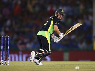 Aaron Finch found himself out of the starting XI at the beginning of the World T20.