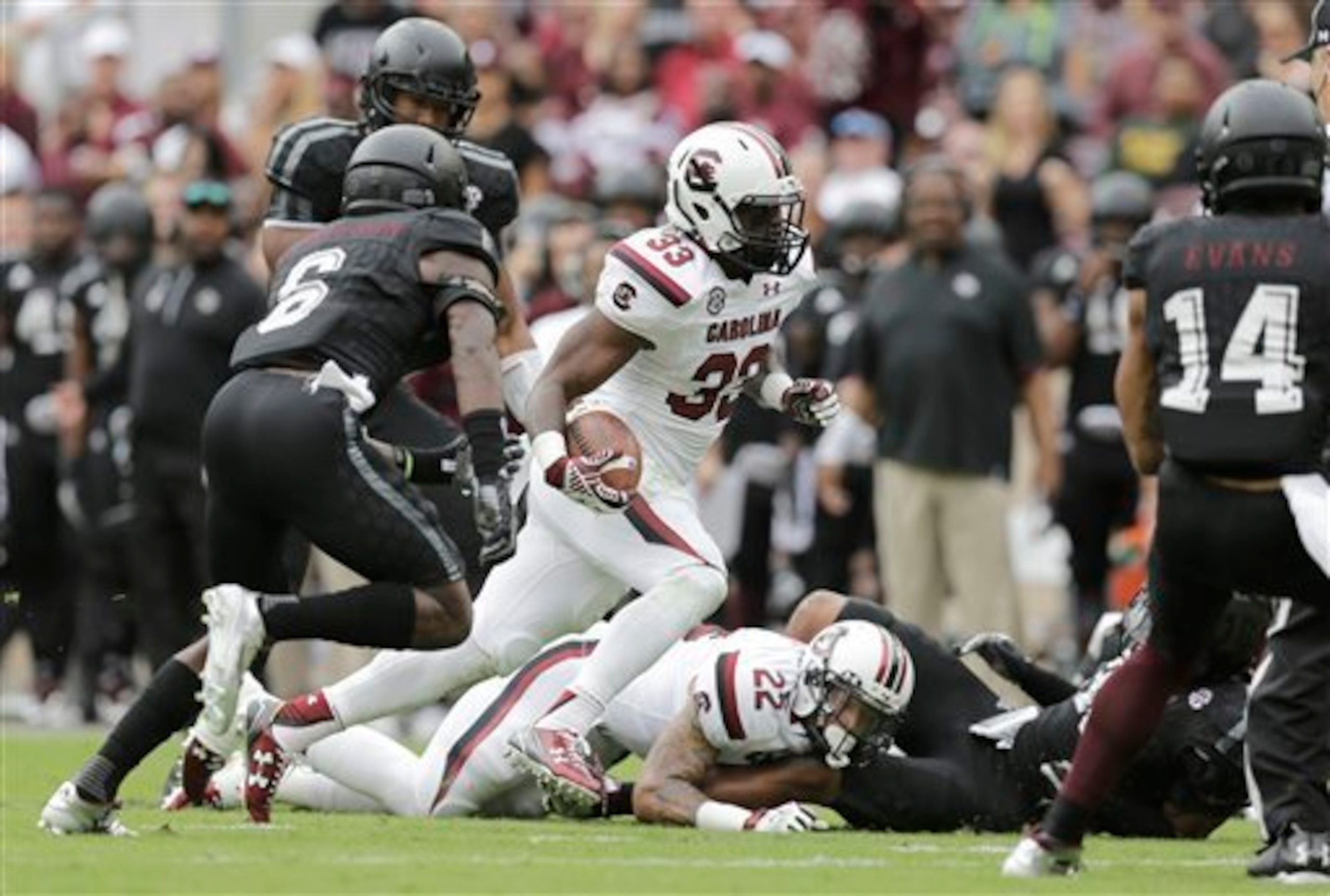 David Williams is part of a South Carolina running game that needs to improve.