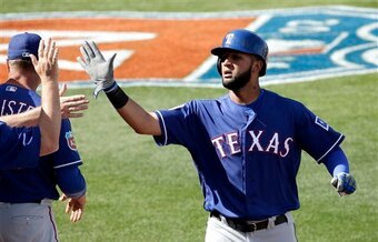 Nomar Mazara will make his MLB debut in place of the injured Shin-Soo Choo.